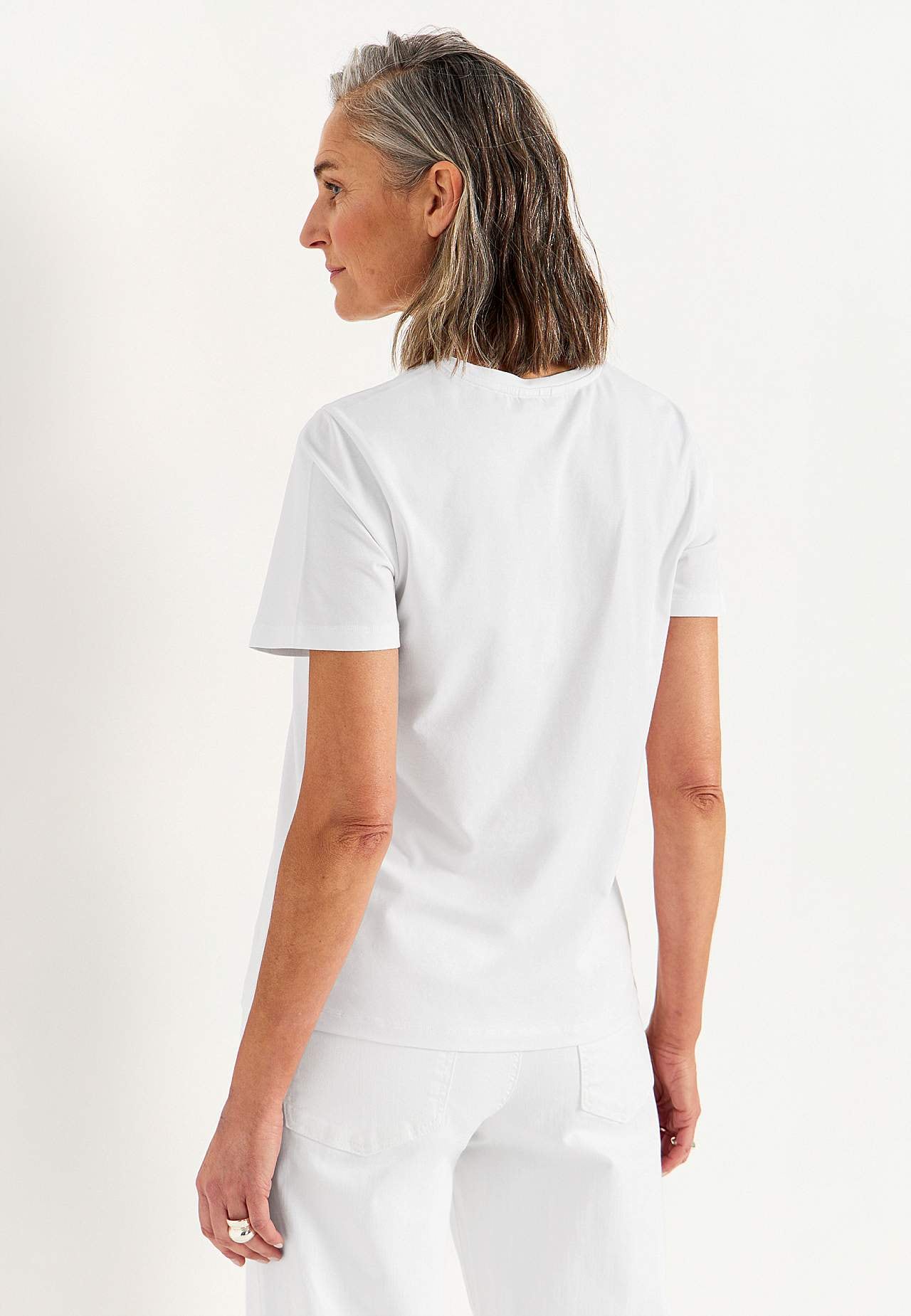 Lühikeste varrukatega trikotaažtopp