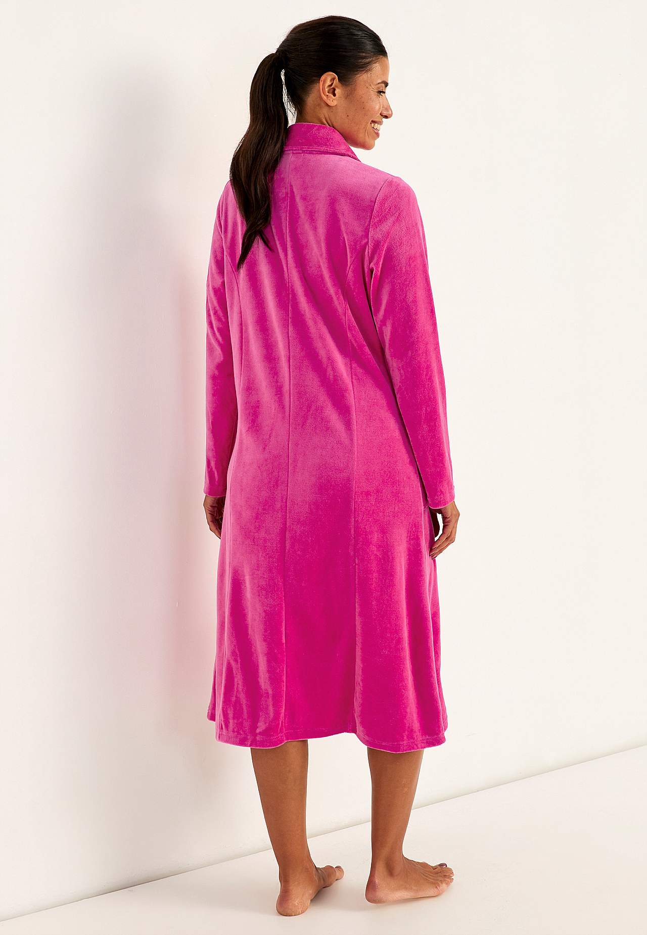 Veluurist hommikumantel Wilma