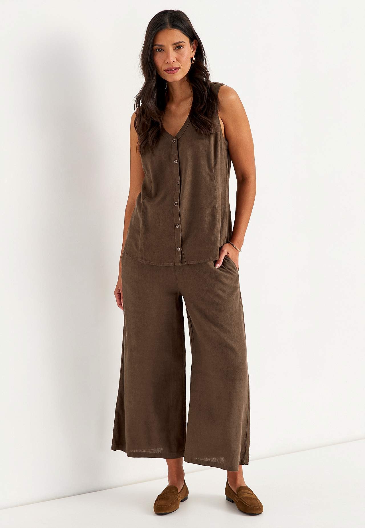 Varrukateta linane pluus