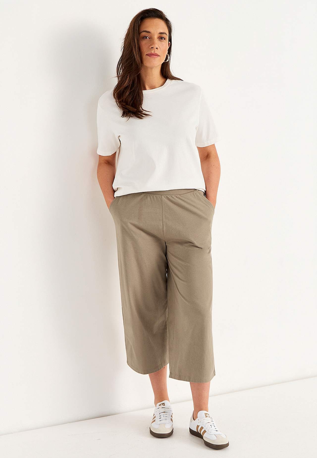 Taskutega Culotte-püksid orgaanilisest puuvillast