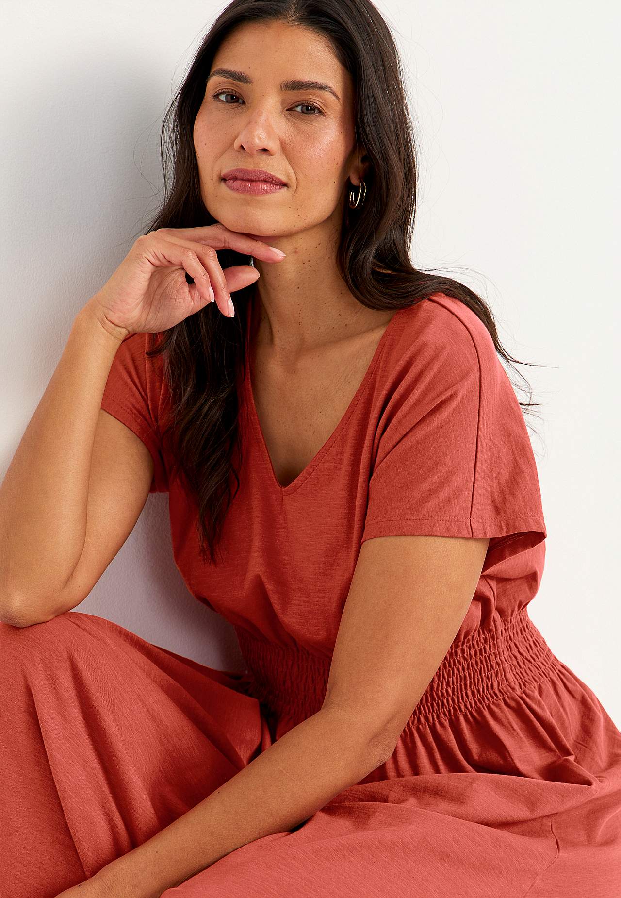 Trikotaažkleit kroogetega