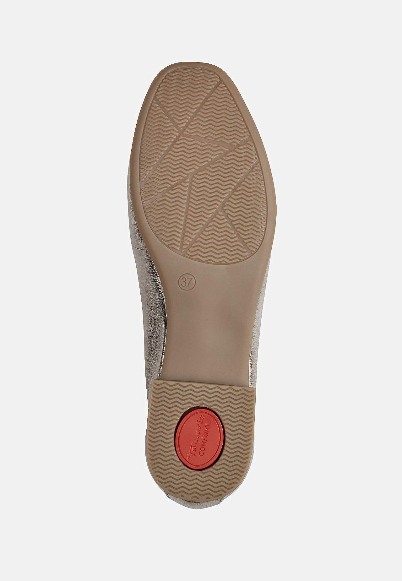 Kullavärvi nahast kingad