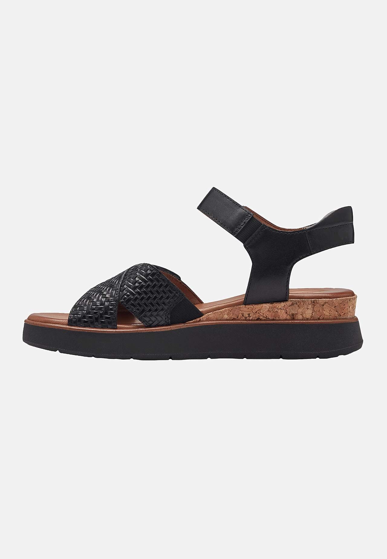 Reguleeritavate rihmadega nahast sandaalid Comfort