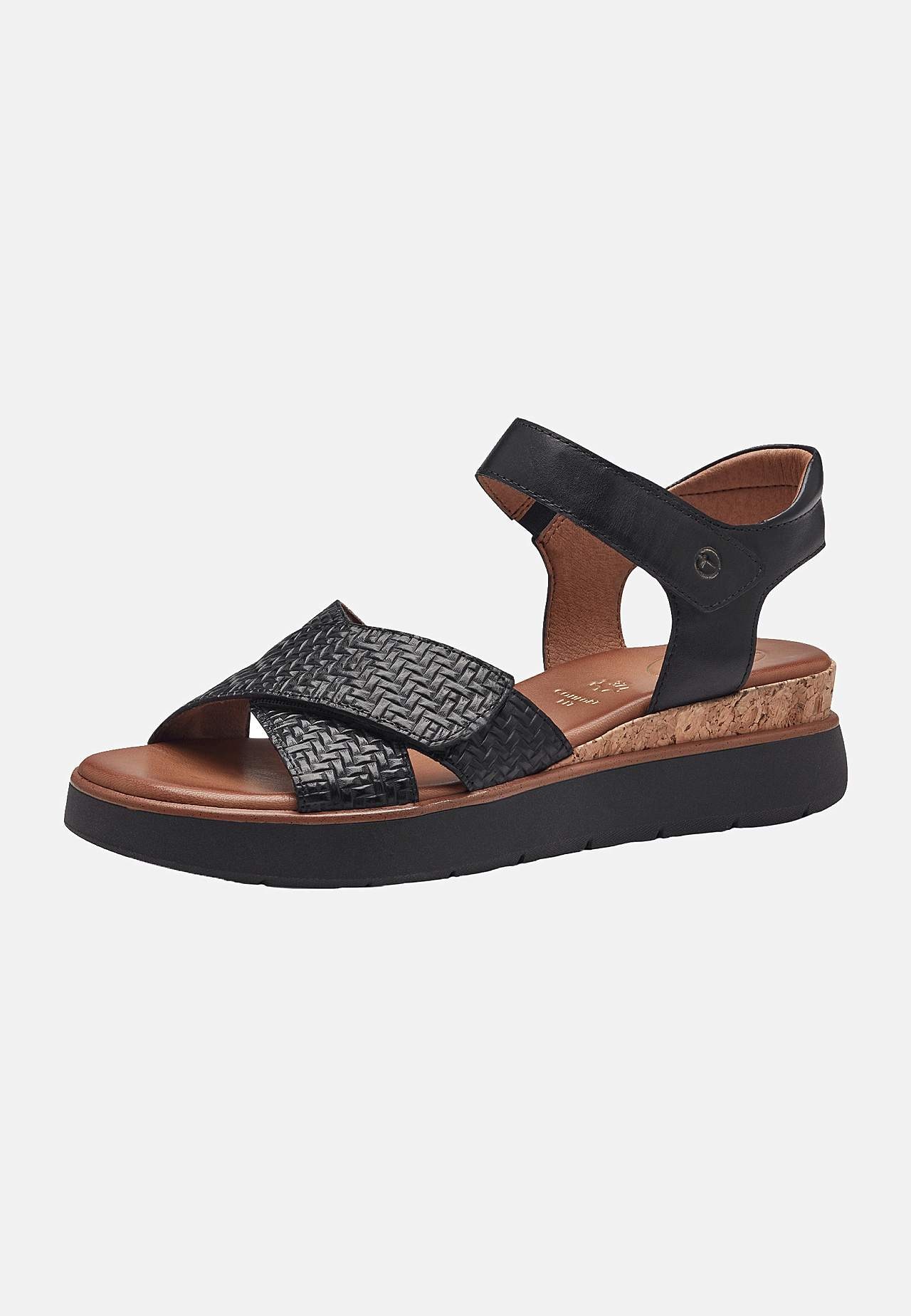Reguleeritavate rihmadega nahast sandaalid Comfort