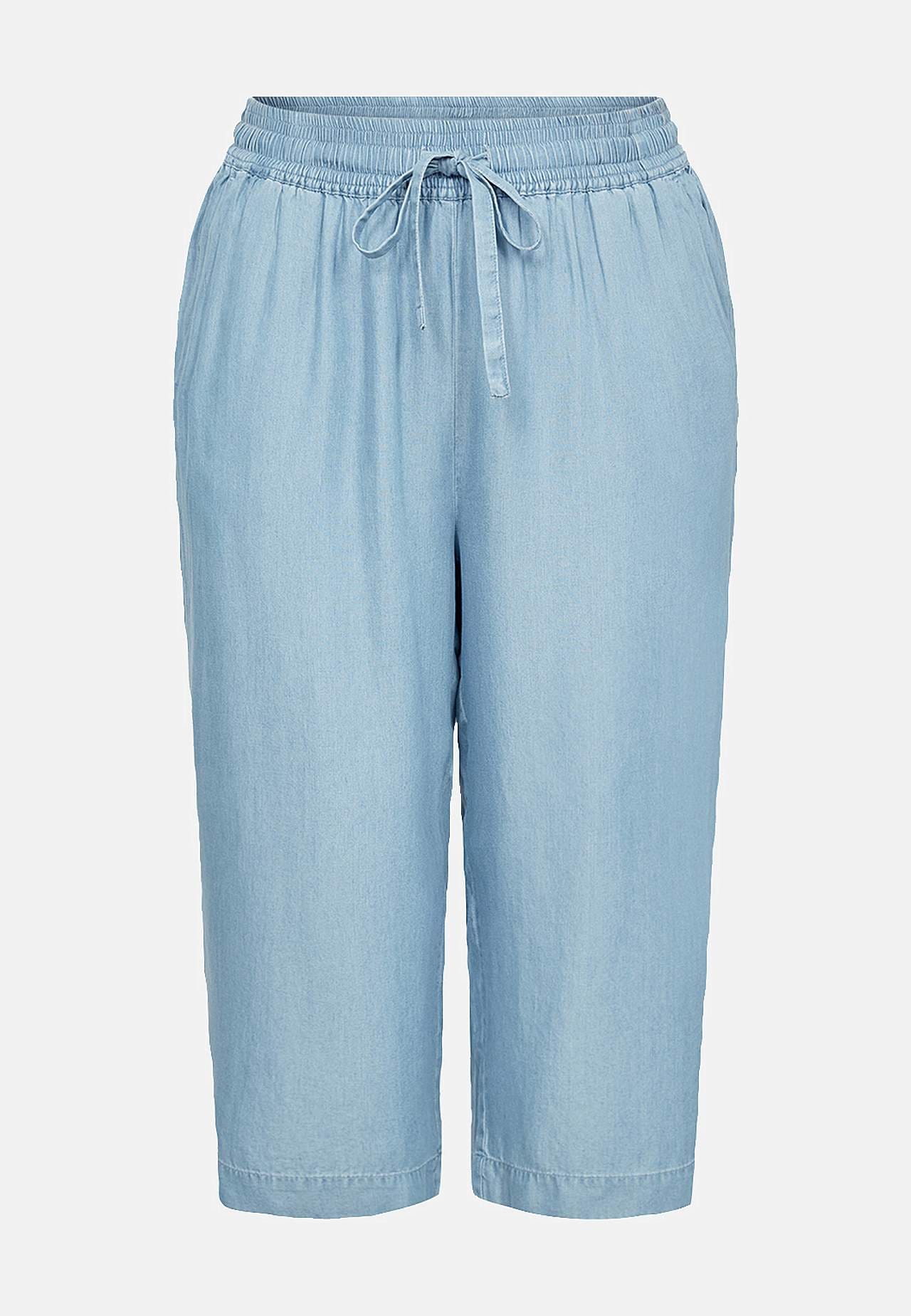 Pehmest lüotsellist culotte-lõikega püksid Flora