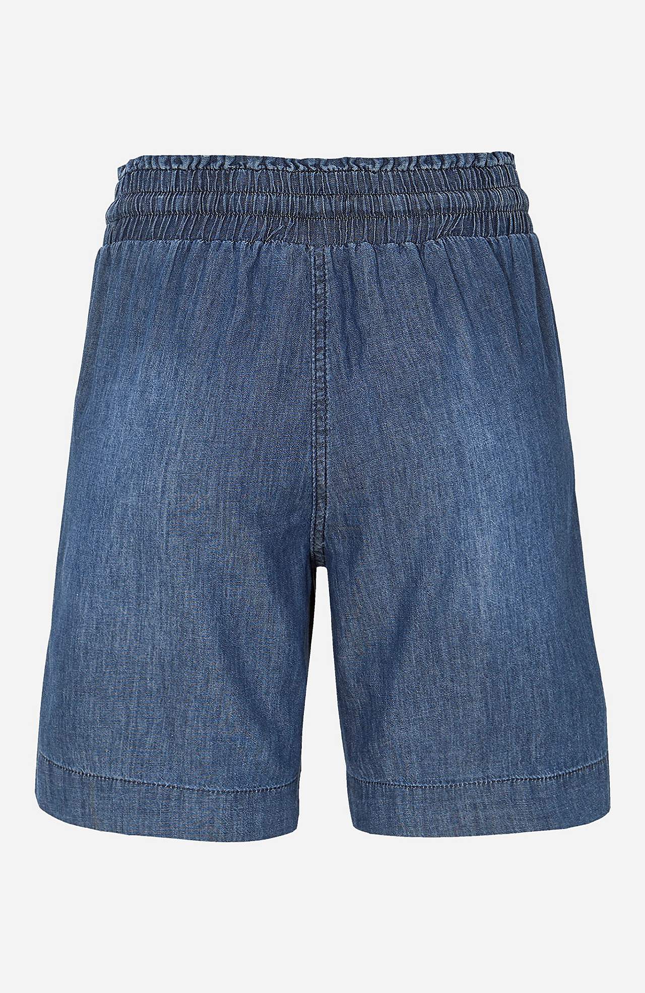 Pestud denimkangast lühikesed püksid Jade