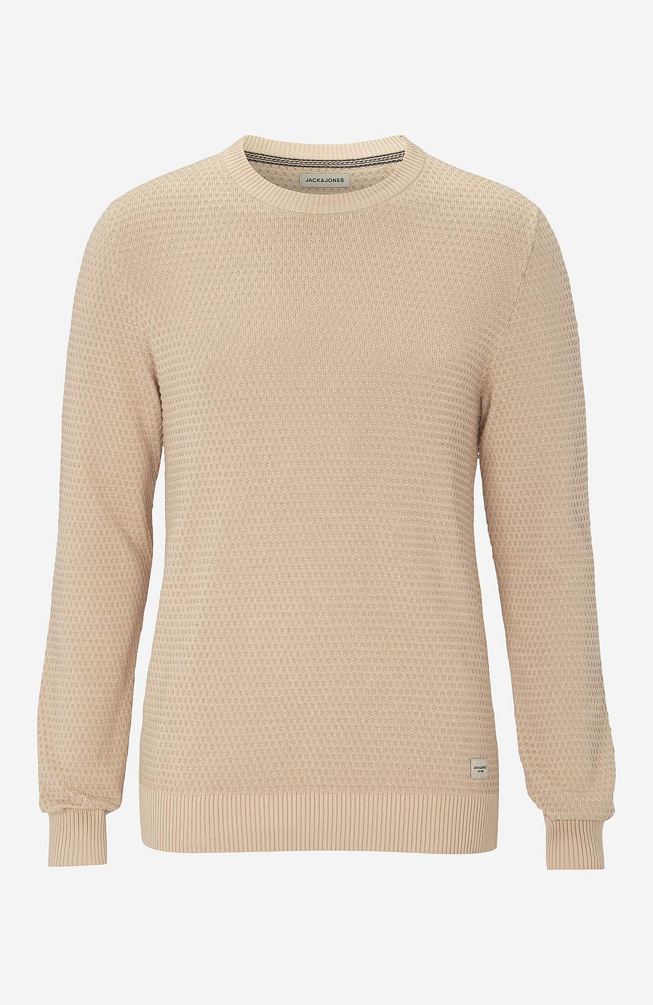 Struktuurkoes puuvillane džemper Atlas knit crew neck