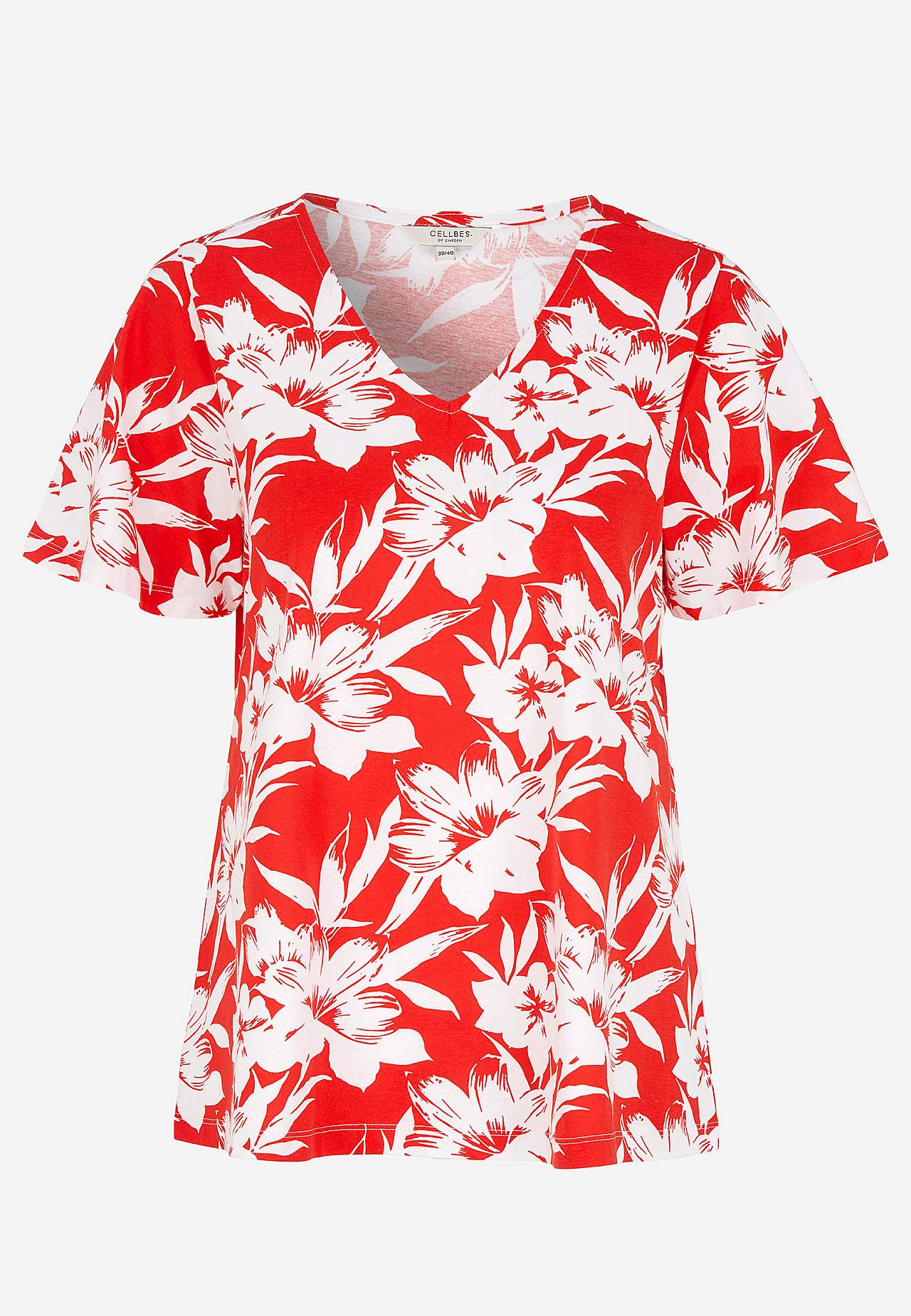 V-kaelusega topp