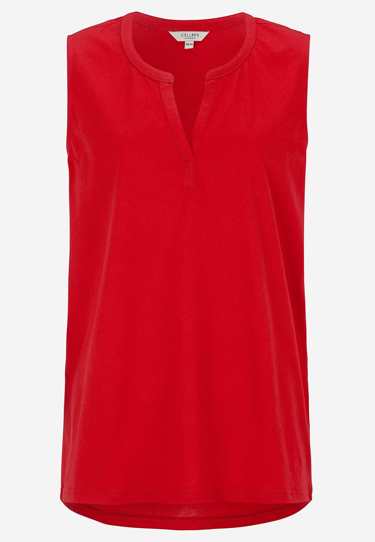 Mahepuuvillast varrukateta topp 2 tk pakis