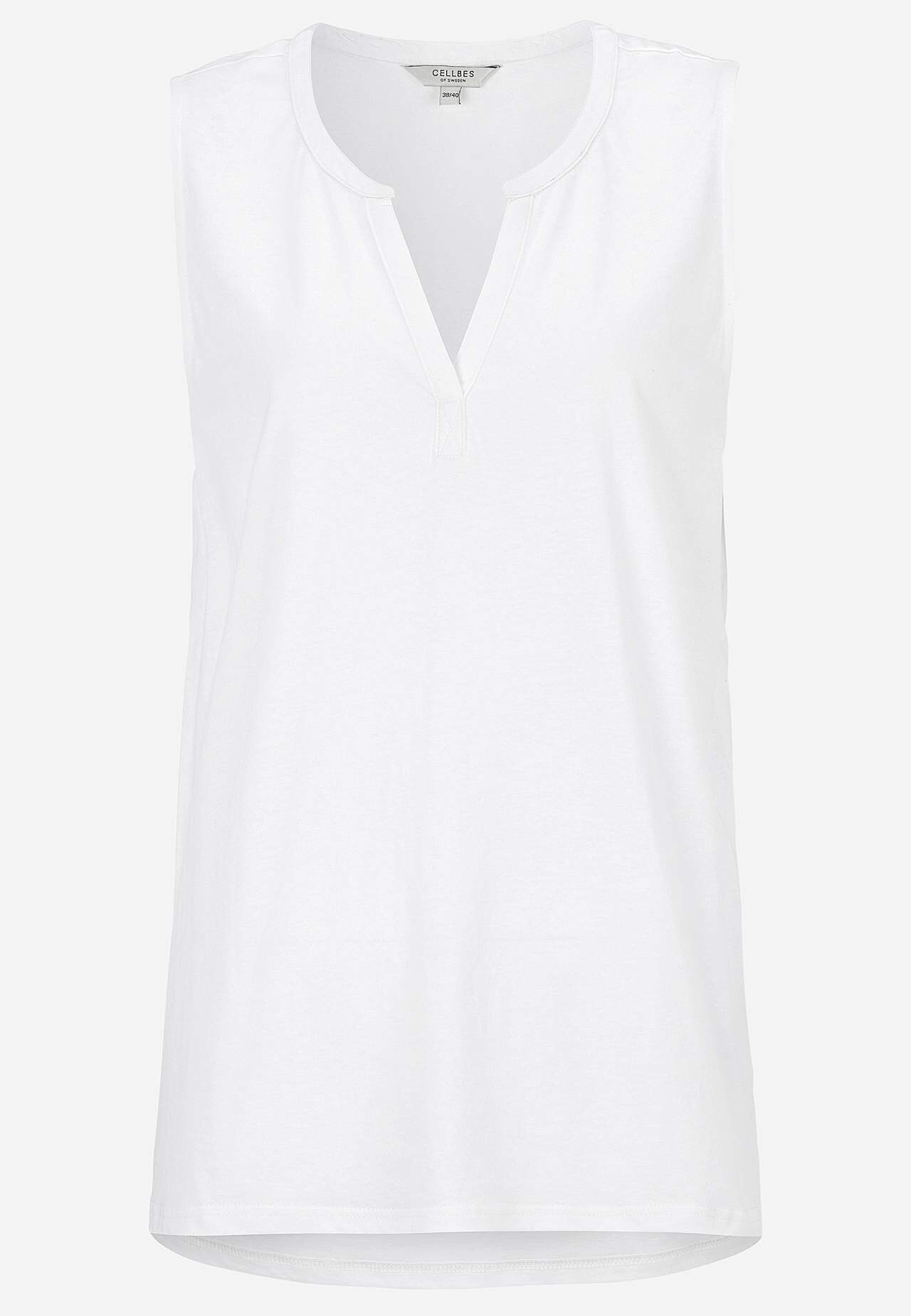 Mahepuuvillast varrukateta topp 2 tk pakis