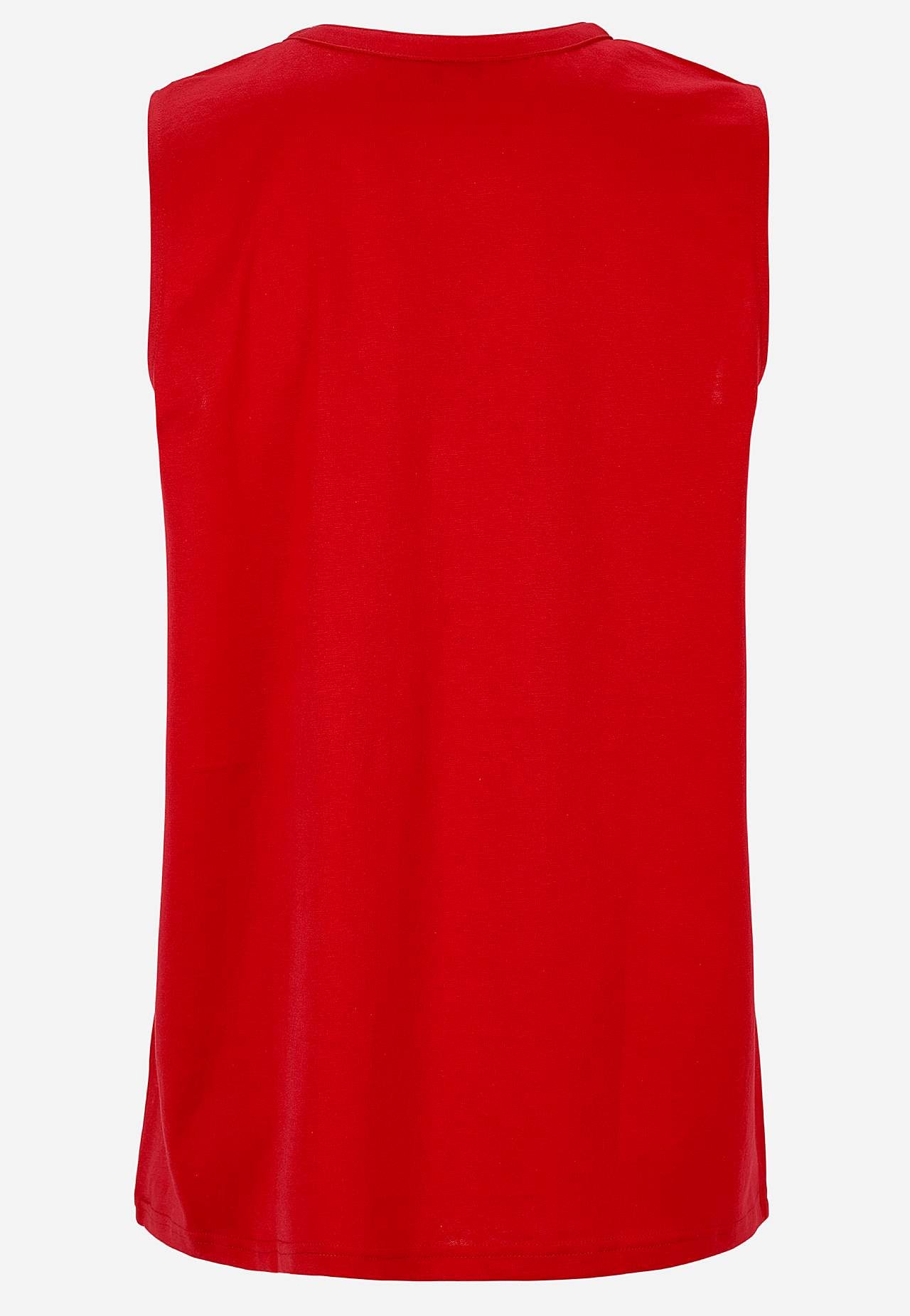 Mahepuuvillast varrukateta topp 2 tk pakis