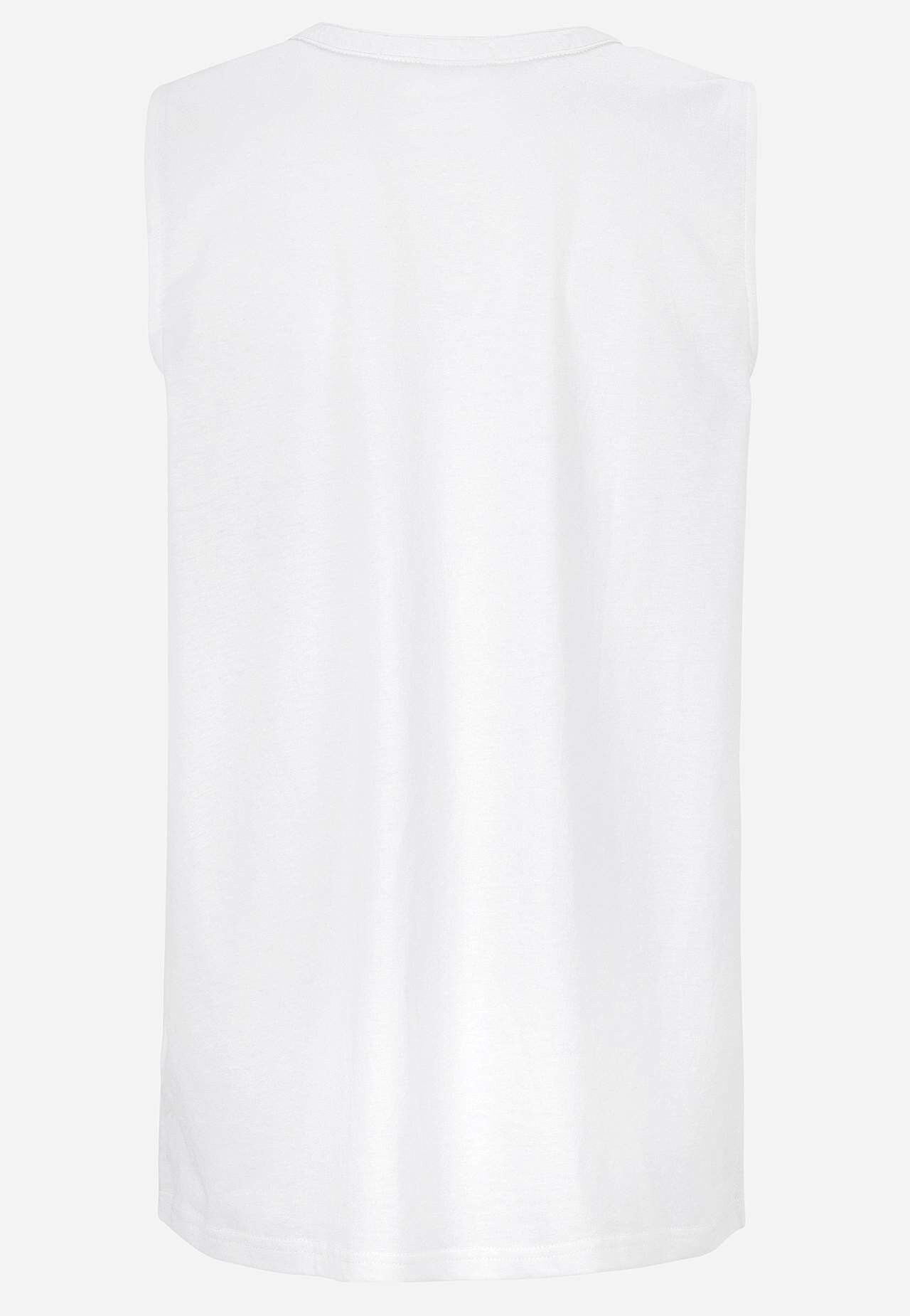 Mahepuuvillast varrukateta topp 2 tk pakis