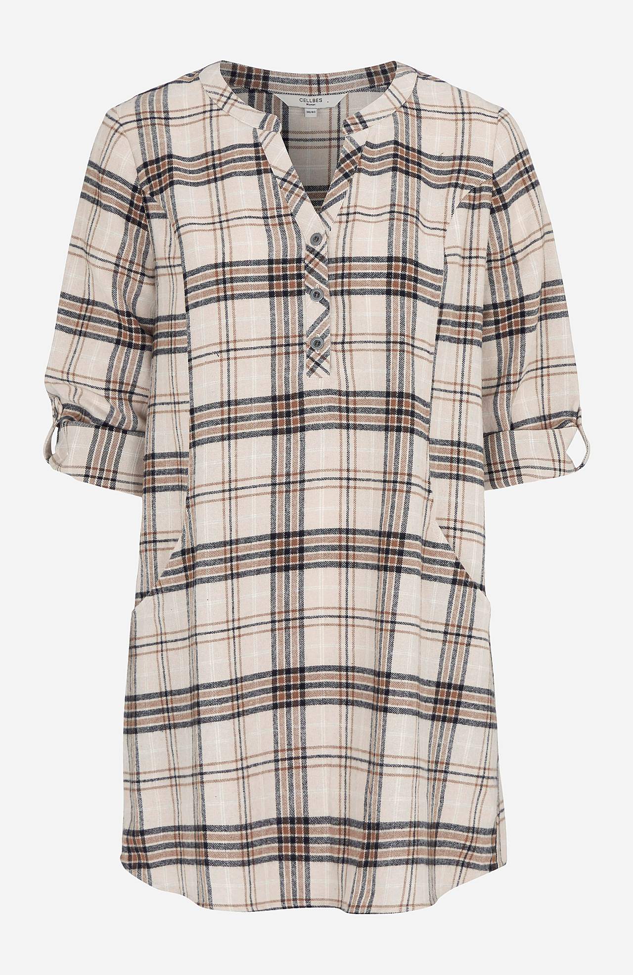 Flanellist ruuduline tuunika Christine