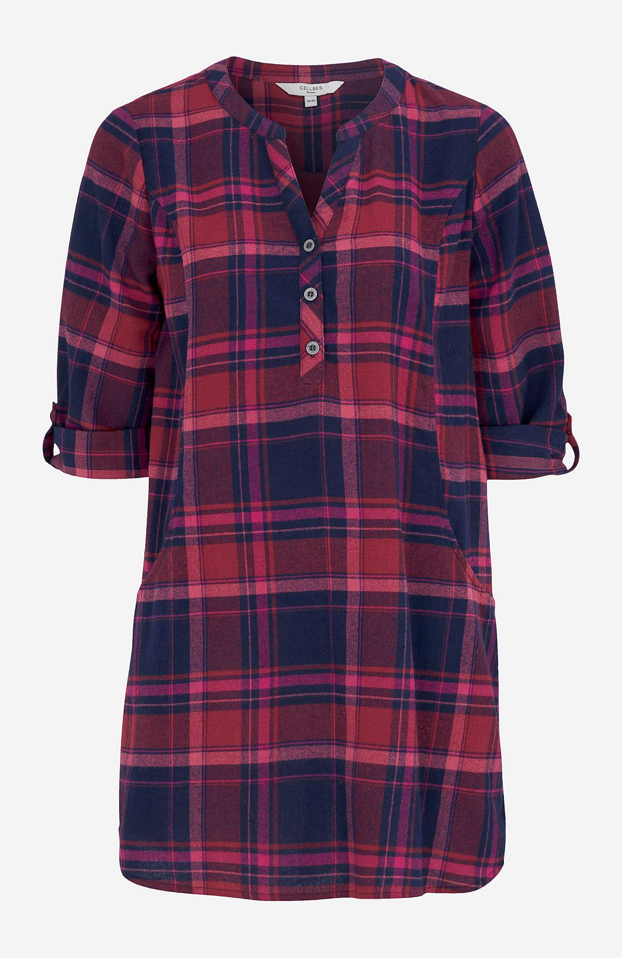 Flanellist ruuduline tuunika Christine