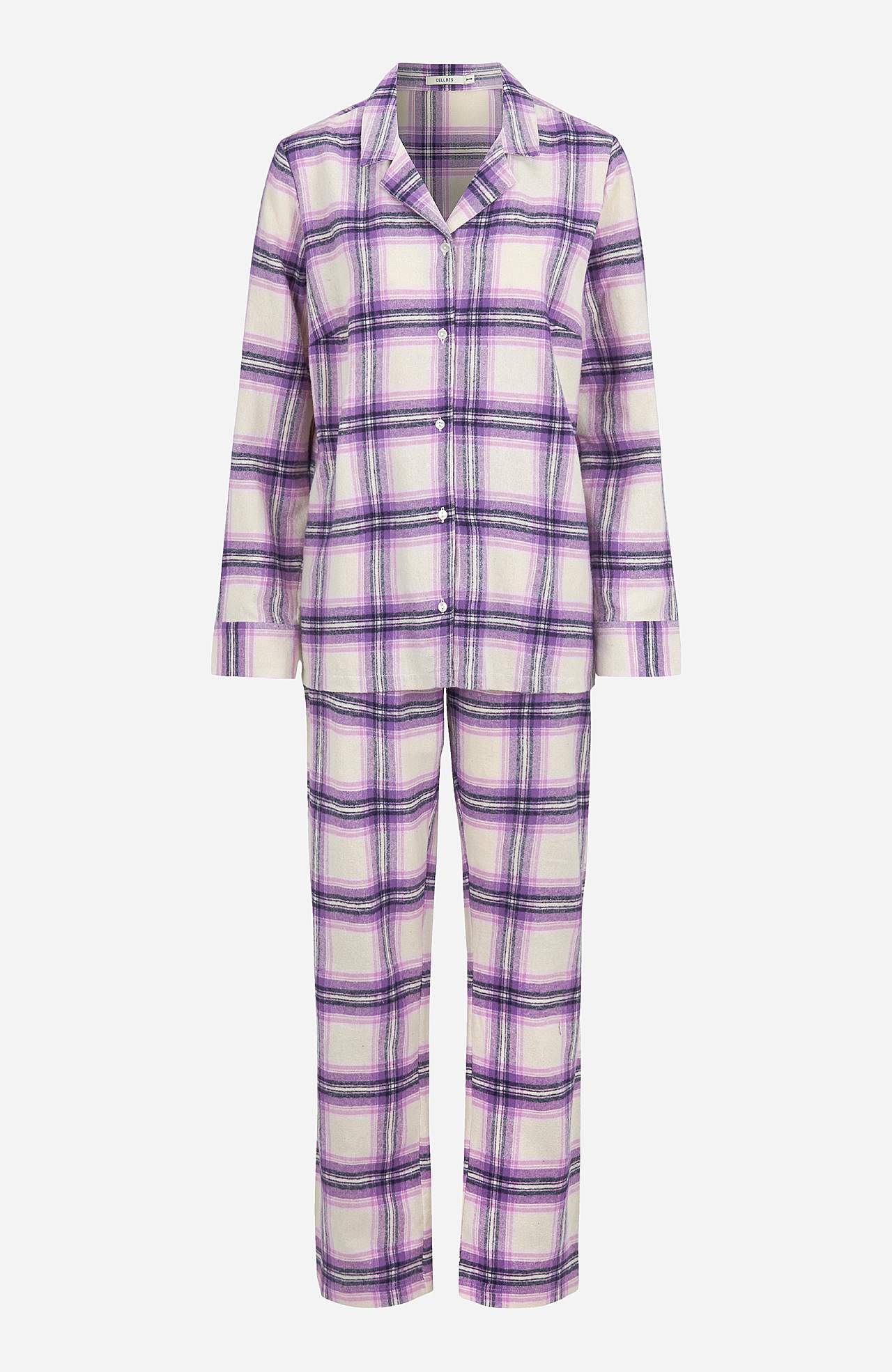 Ruudulisest flanellist pidžaama Felicia