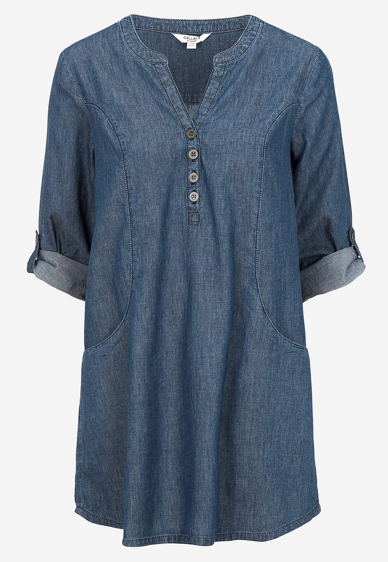 Taskutega denimtuunika