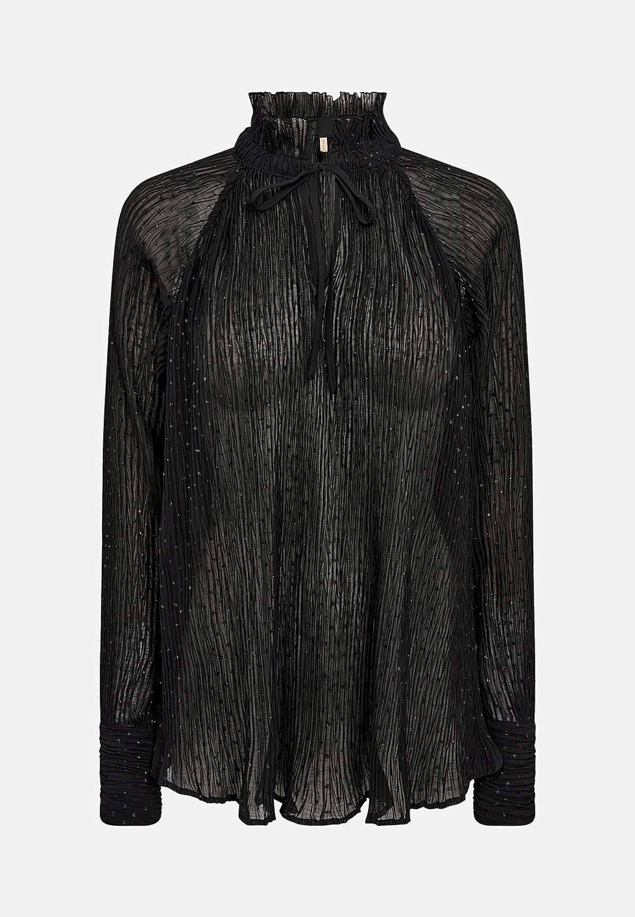 Kortsulisest kangast pidulik pluus