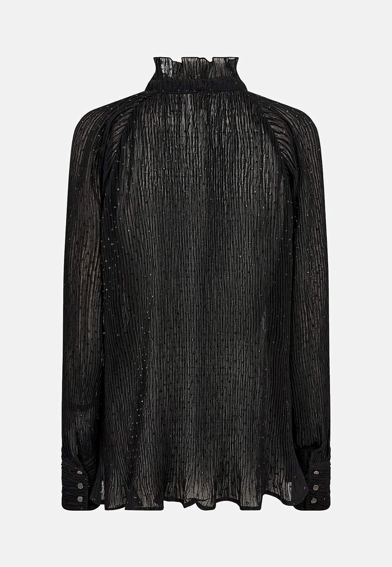 Kortsulisest kangast pidulik pluus