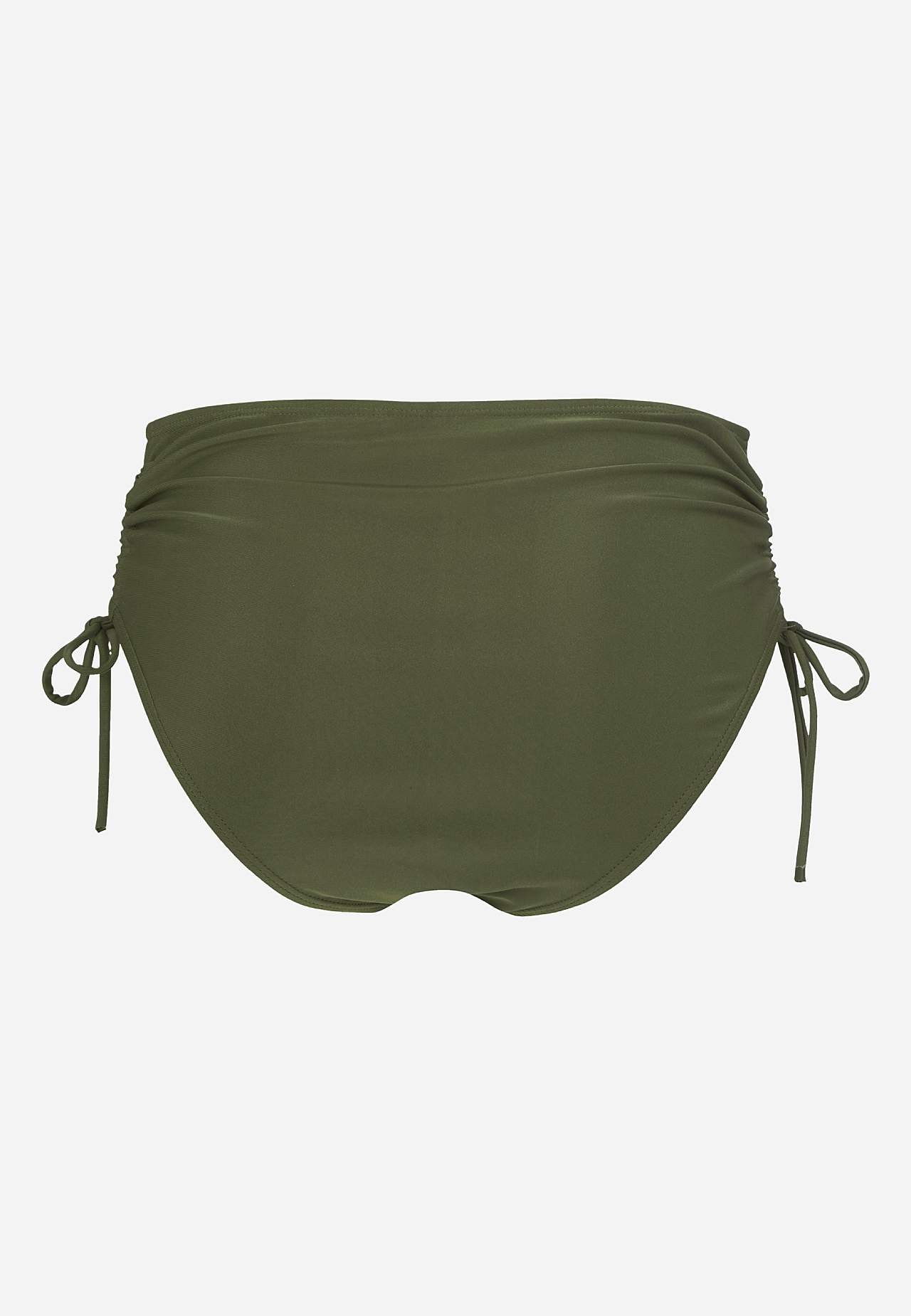 Drapeeringuga kõrge värvliga bikiinipüksid