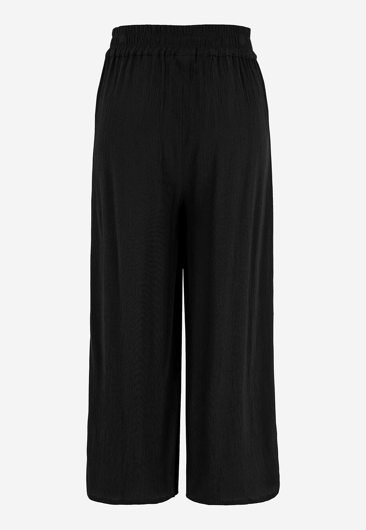 Kreppkangast culotte-lõikega püksid 