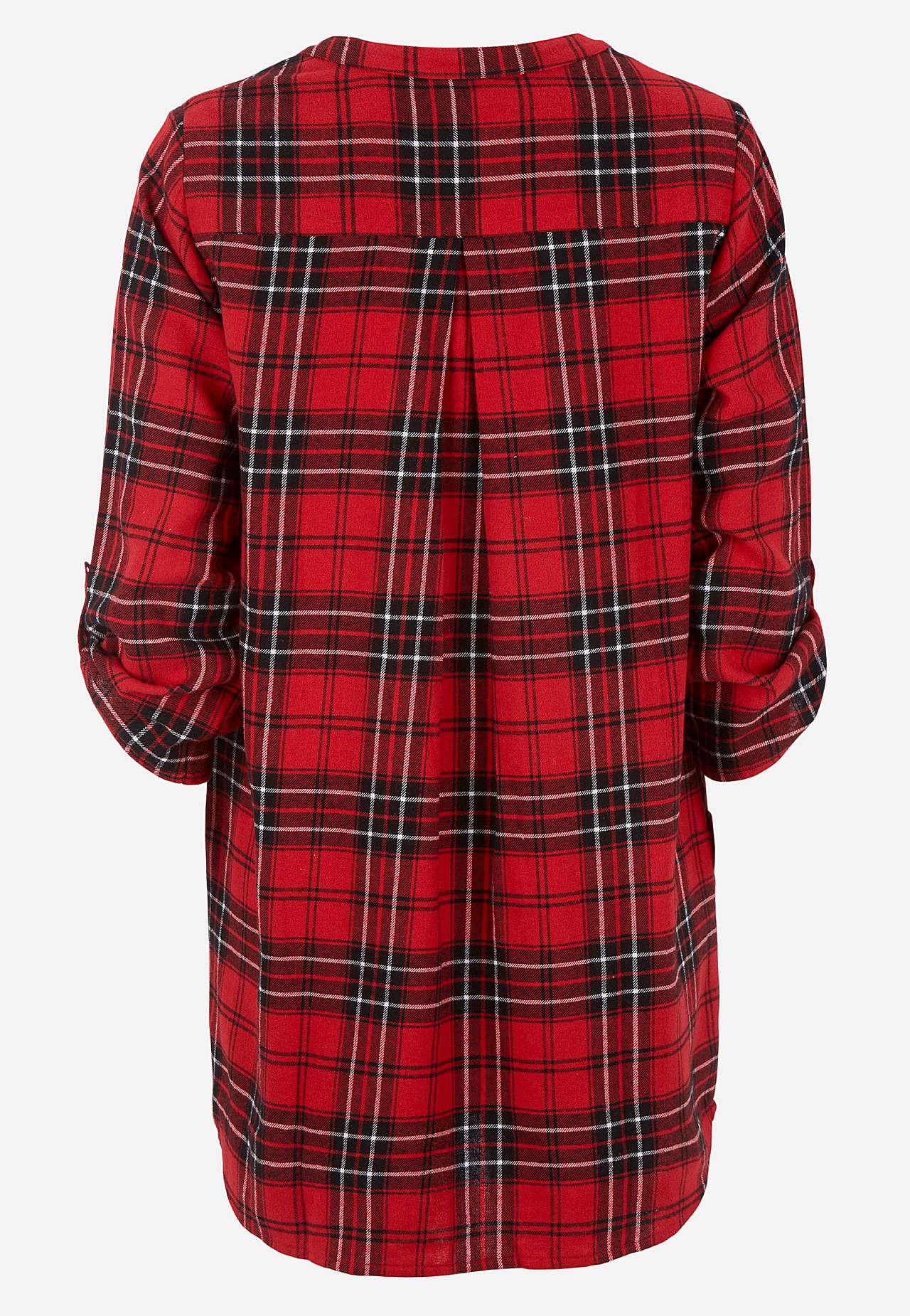 Taskutega flanellist tuunika