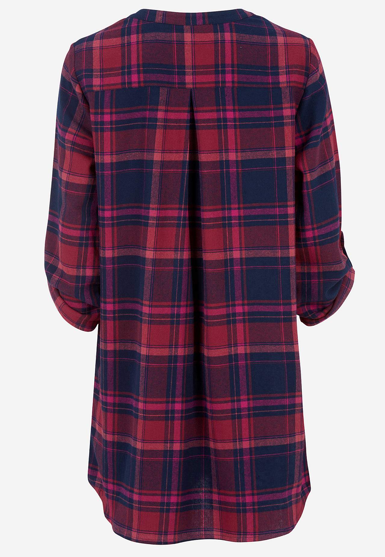 Taskutega flanellist tuunika