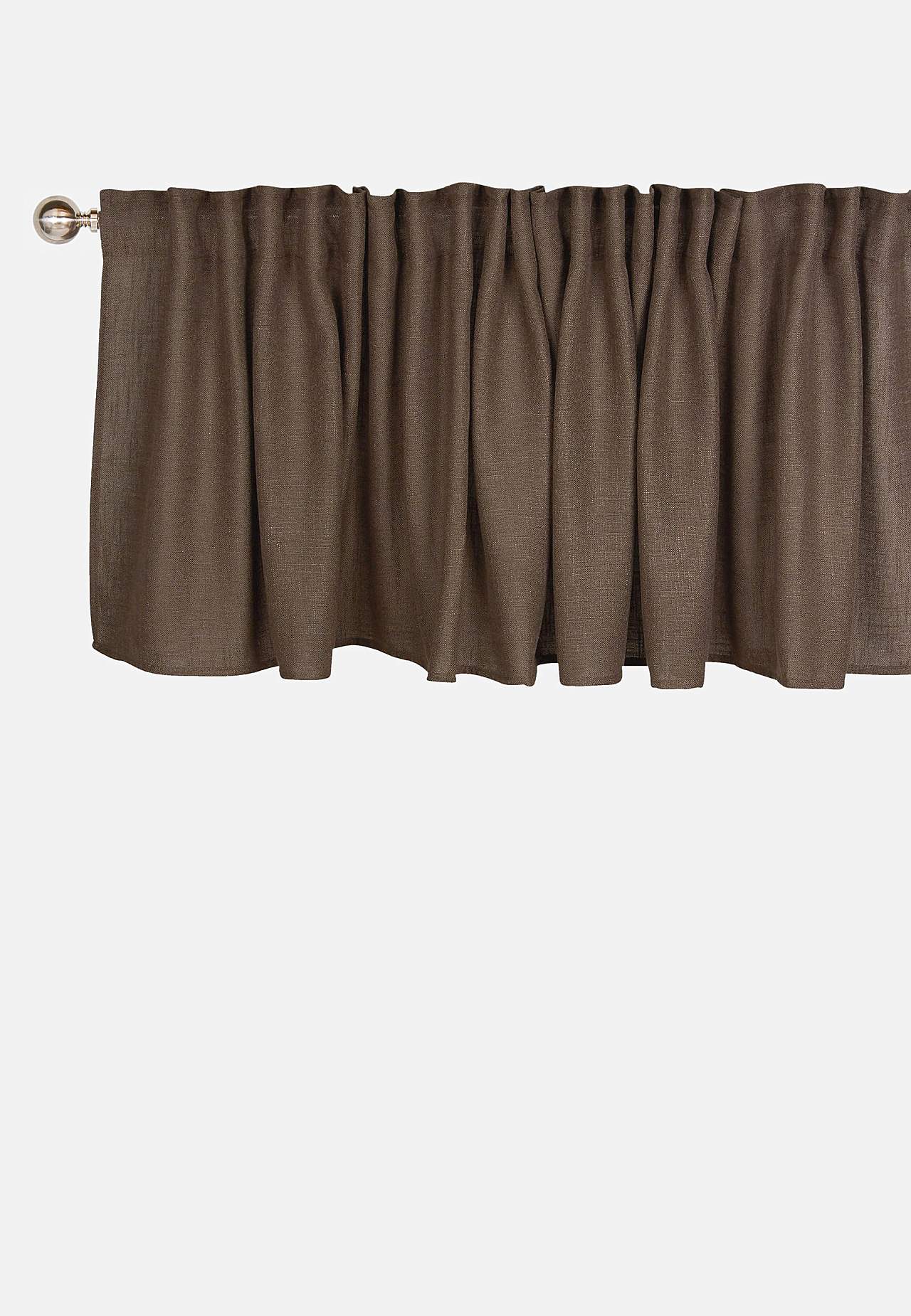 Mitme paigaldusvõimalusega linase ilmega ülakardin