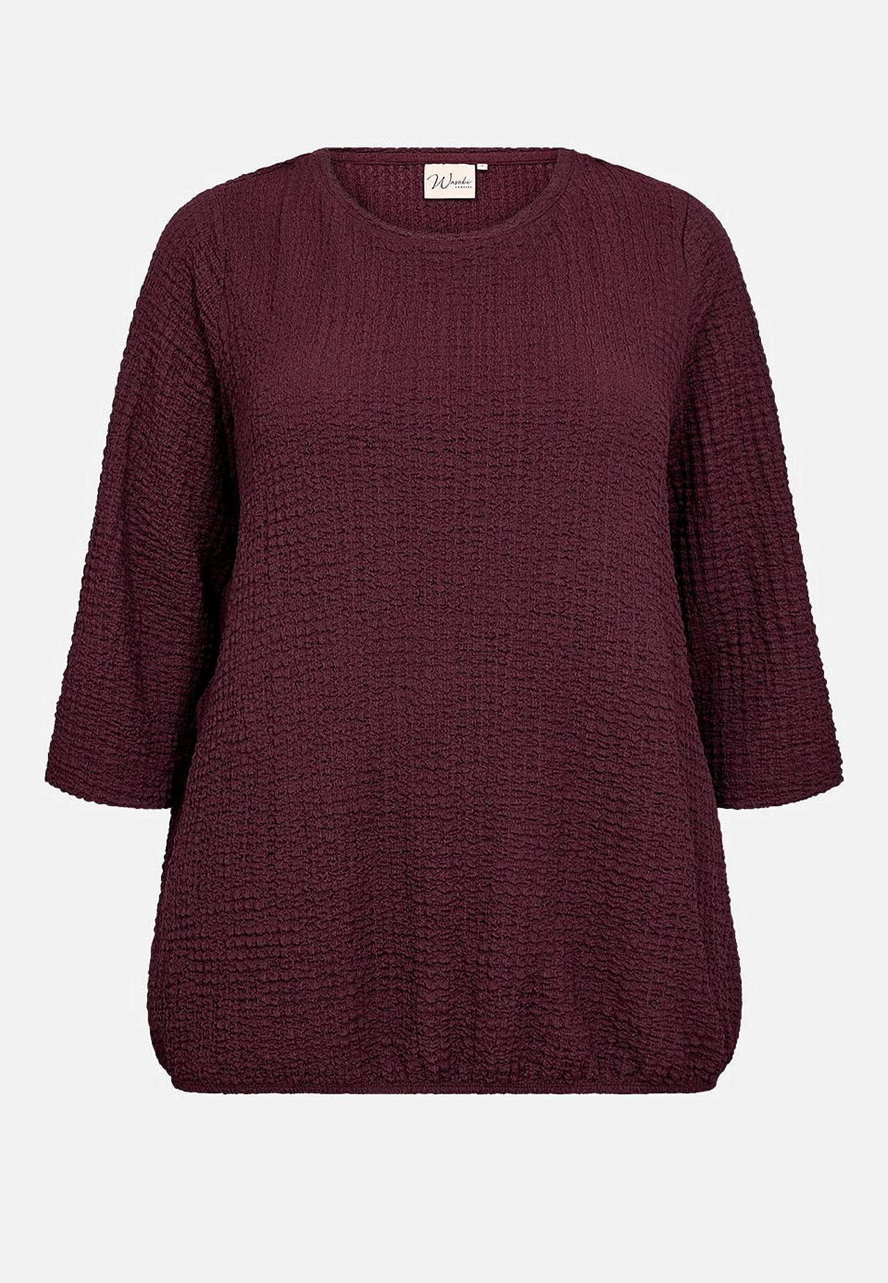 Tekstuurse mustriga topp