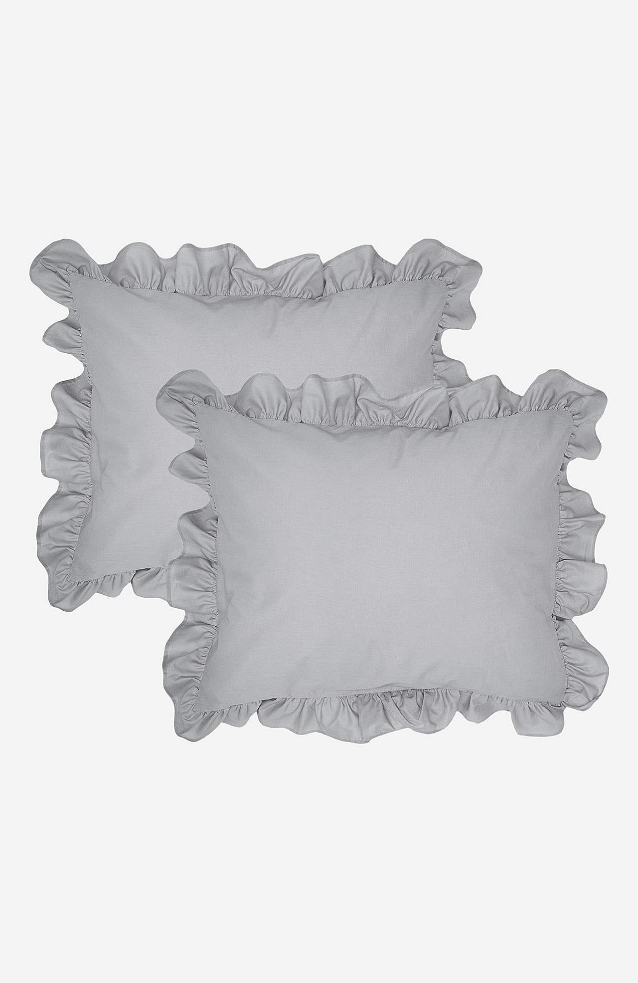 Volangiga padjapüürid 50x60 cm orgaanilisest puuvillast 2 tk pakis