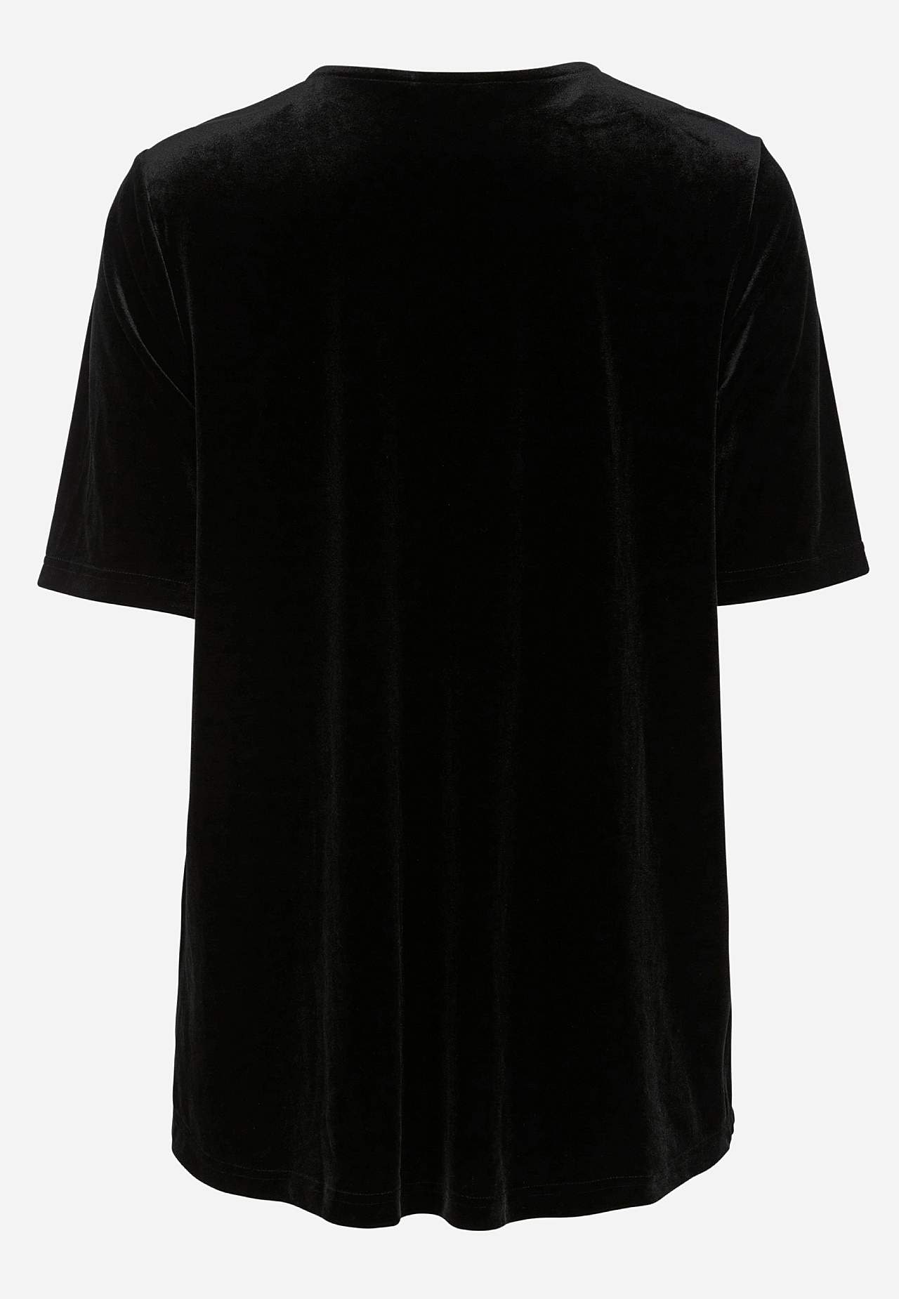 Pidulik sametist topp