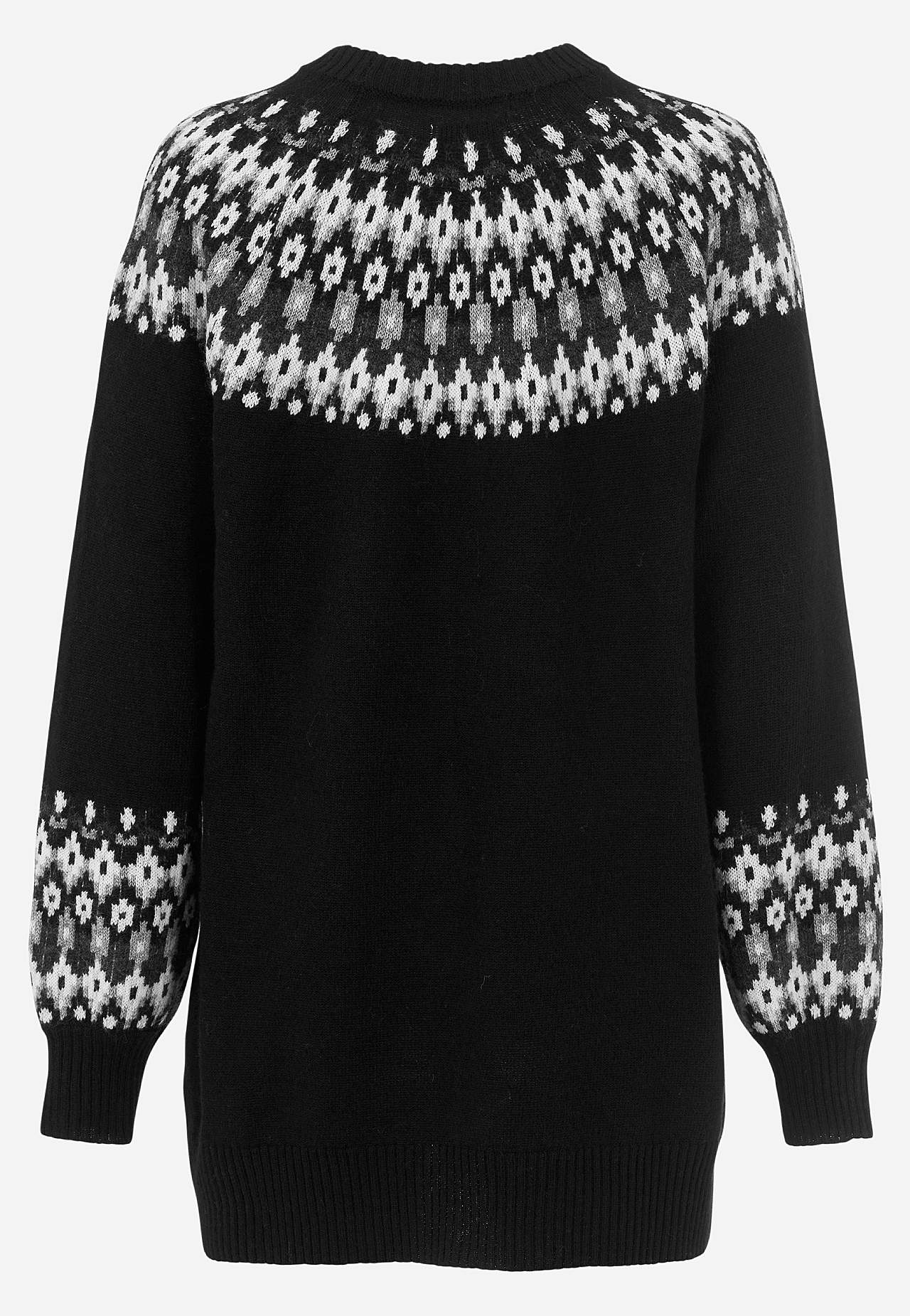 Žakaarmustriline pullover