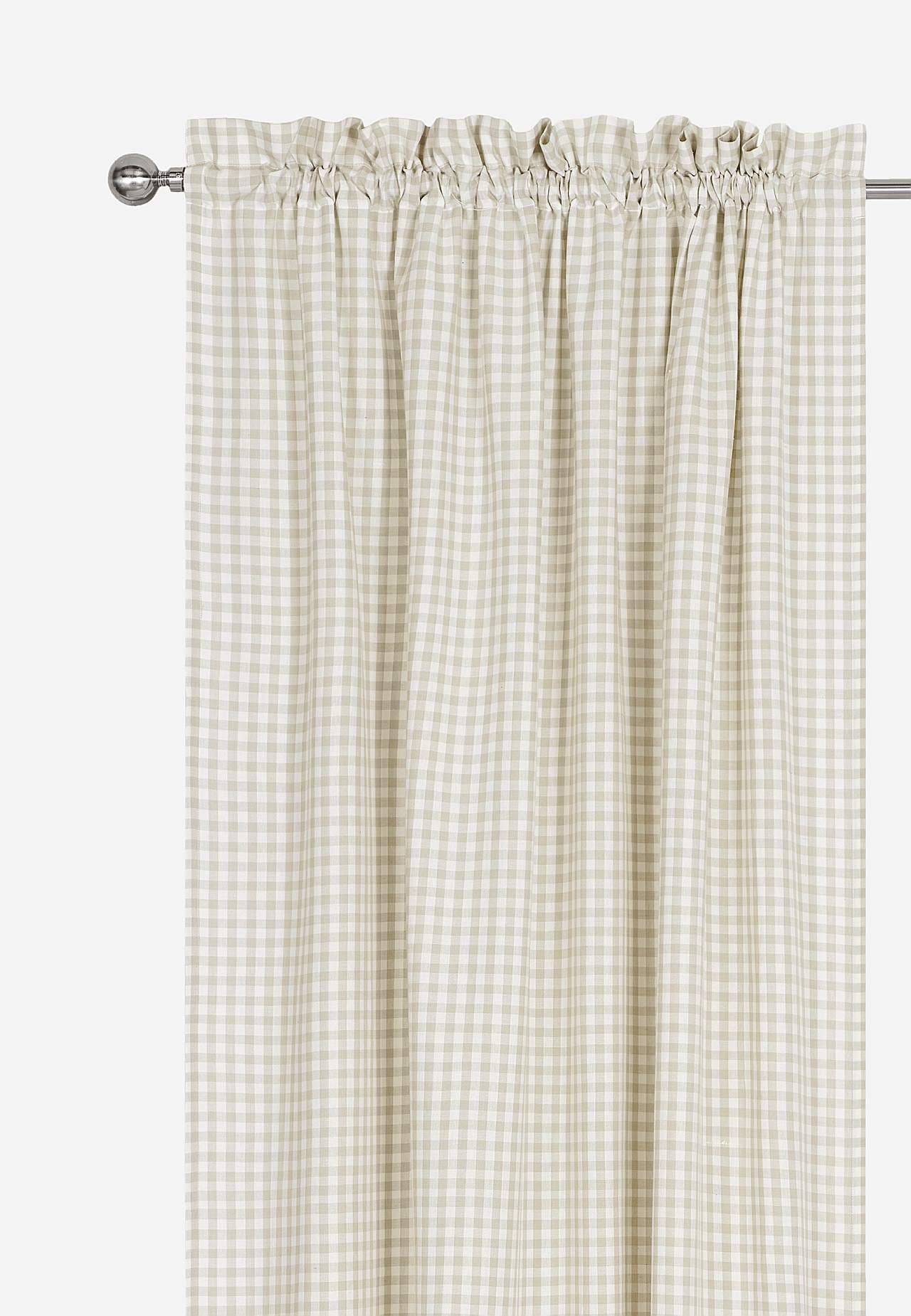 Ruuduline külgkardin 2 tk pakis