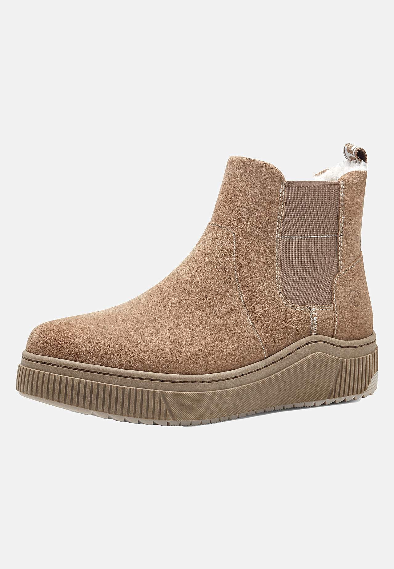 Sooja voodriga seemisnahast saapad Comfort