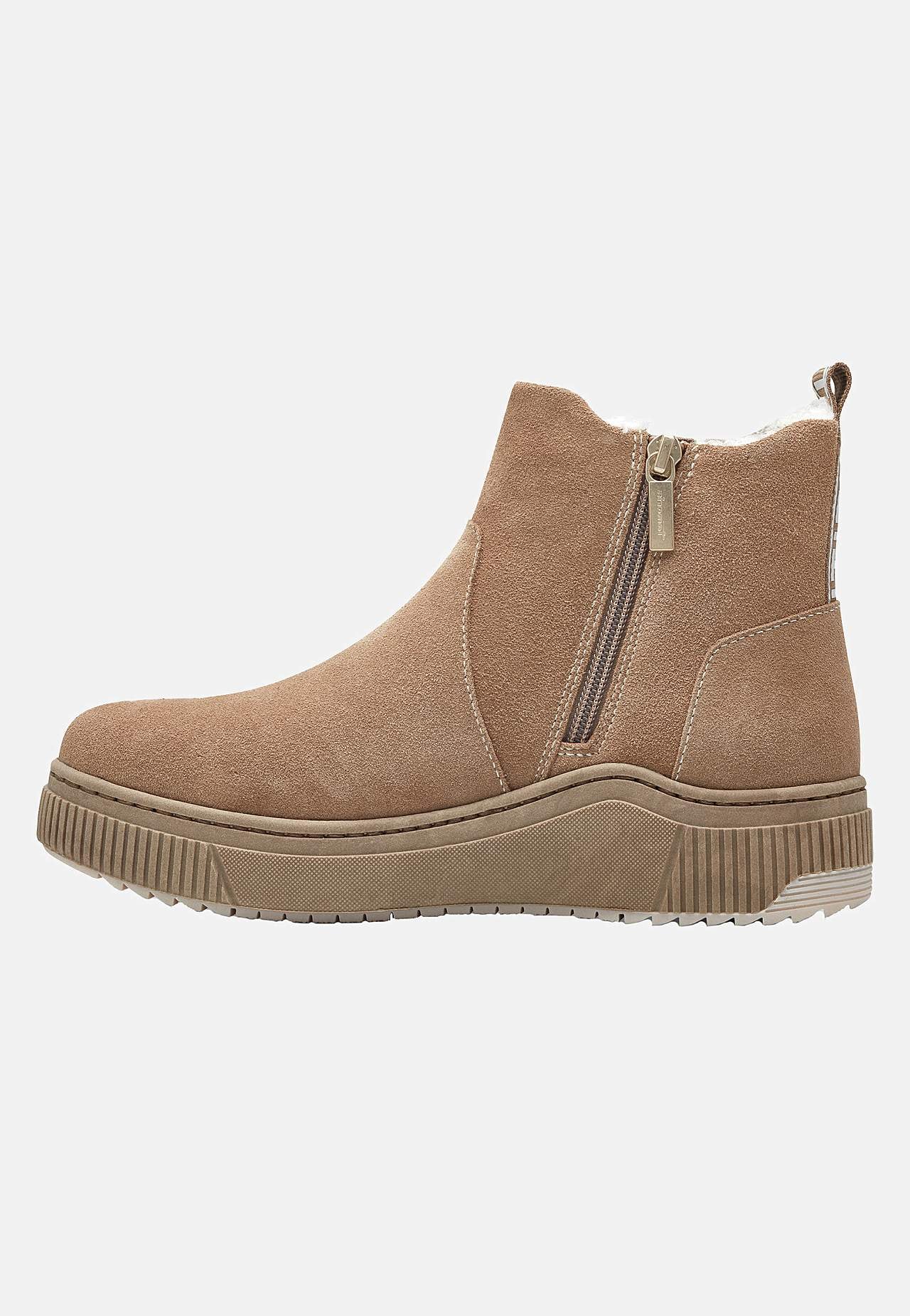 Sooja voodriga seemisnahast saapad Comfort