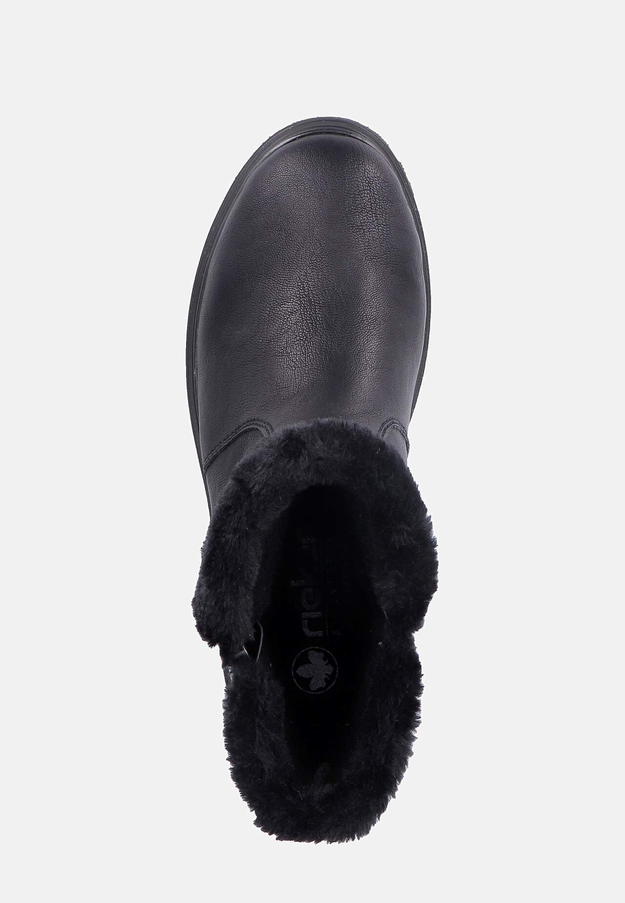 Sooja voodriga saapad lakknahast detailidega