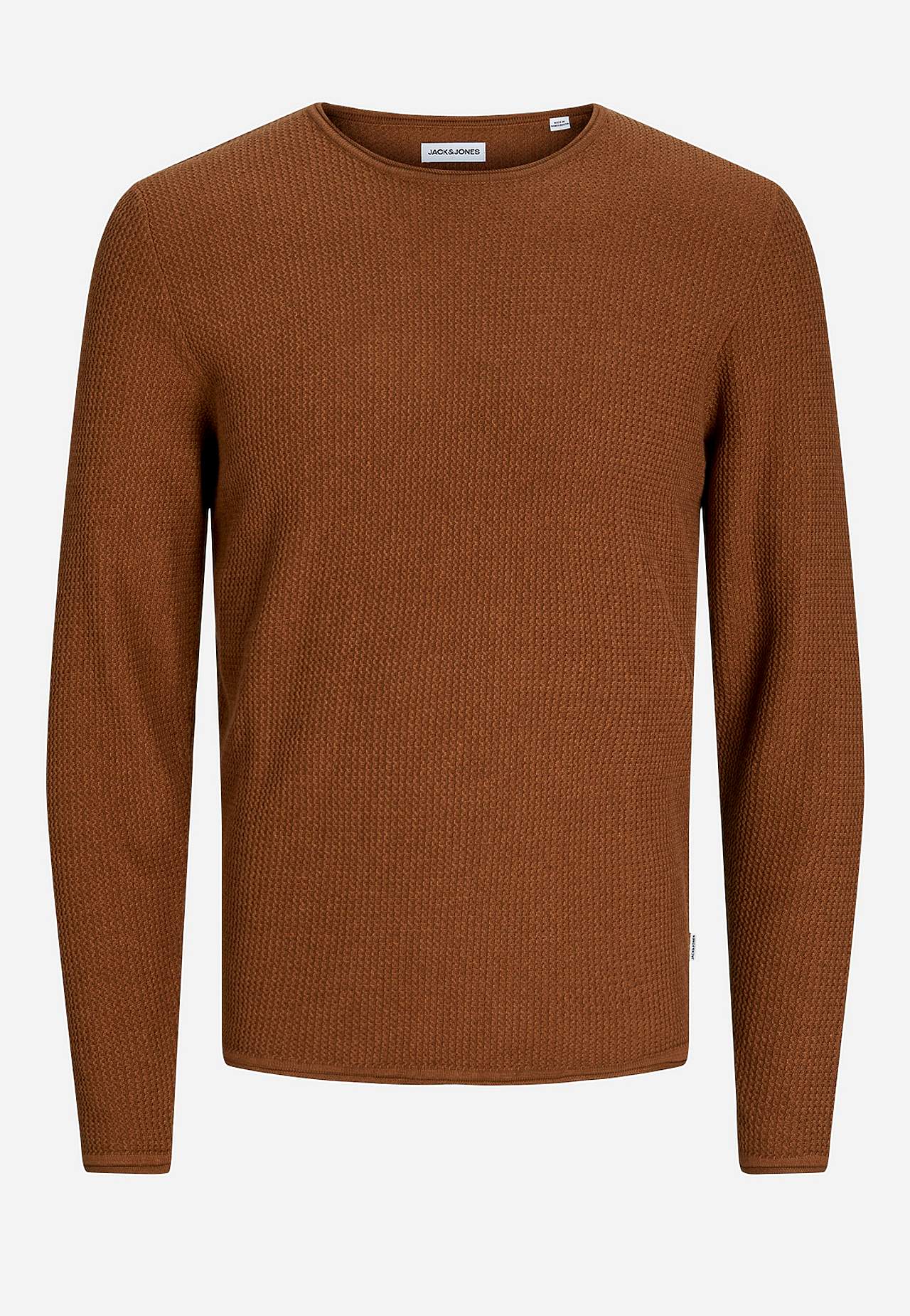 Tekstuurse pinnaga puuvillane džemper