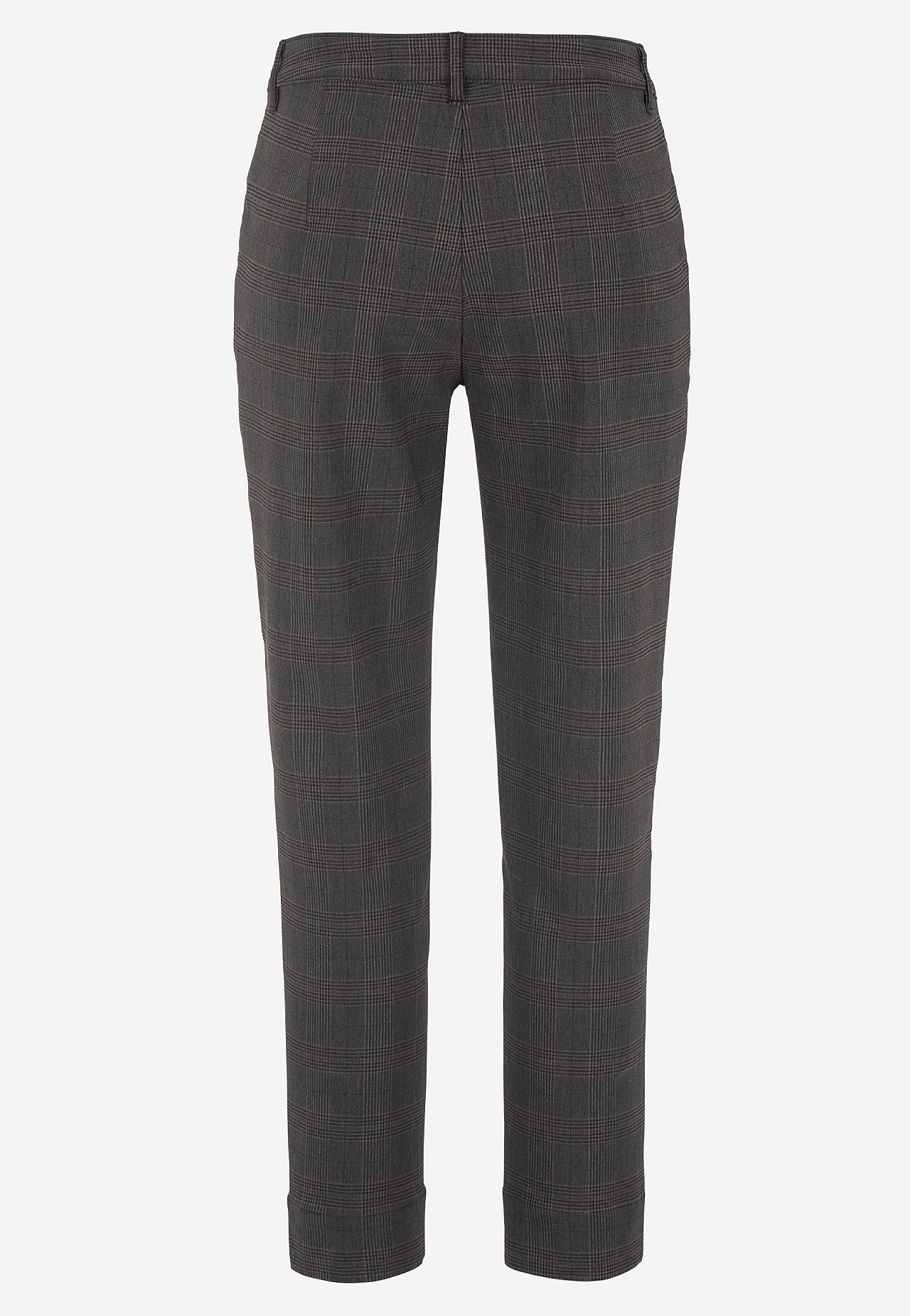 Väga elastsed ruudulised trikotaažpüksid