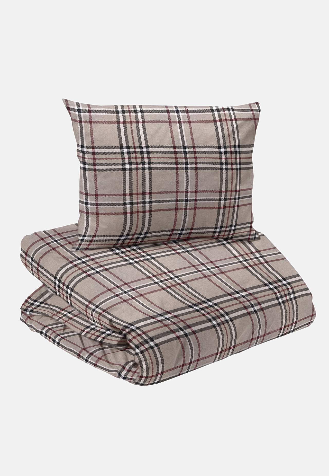 Flanellist ruuduline voodipesukomplekt 150x210 cm