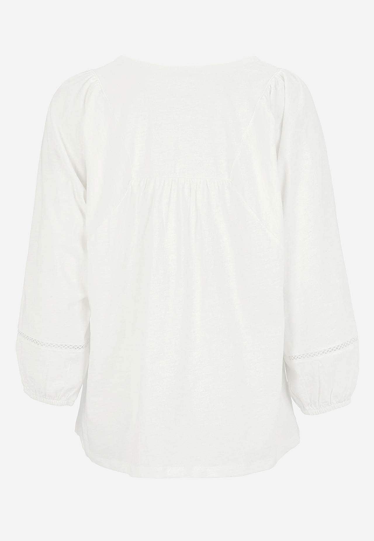 Boho-stiilis trikootaažtopp