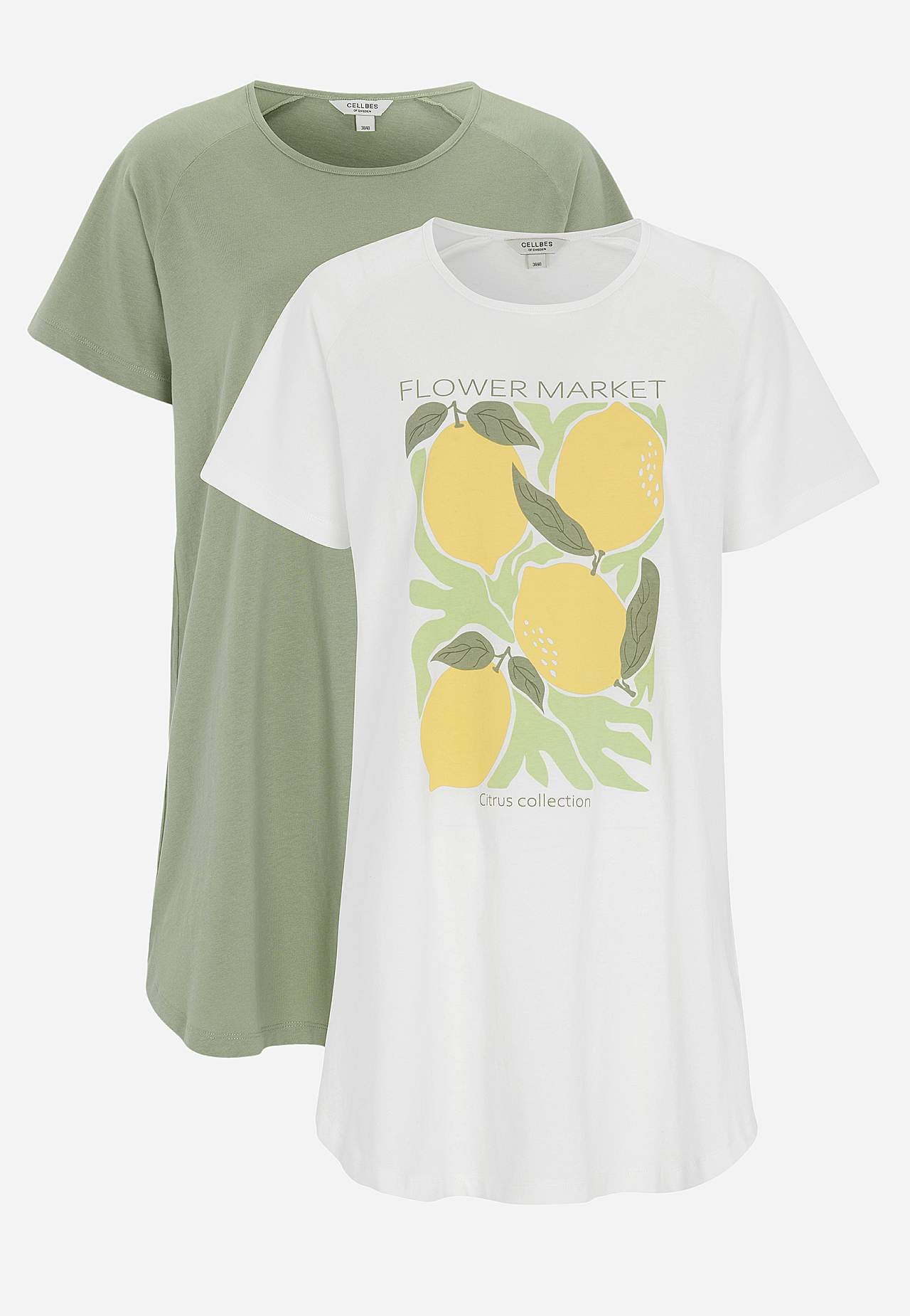 Mahepuuvillasest trikotaažkangast tuunika 2 tk pakis