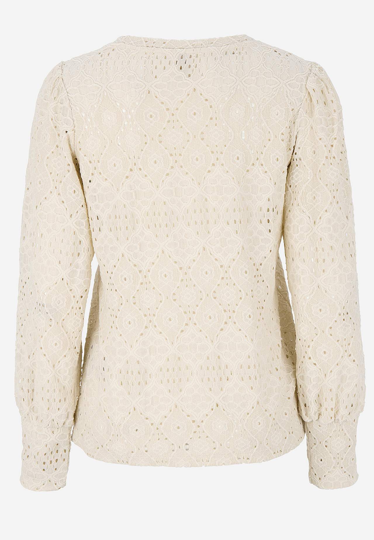 Elastsest broderiikangast topp