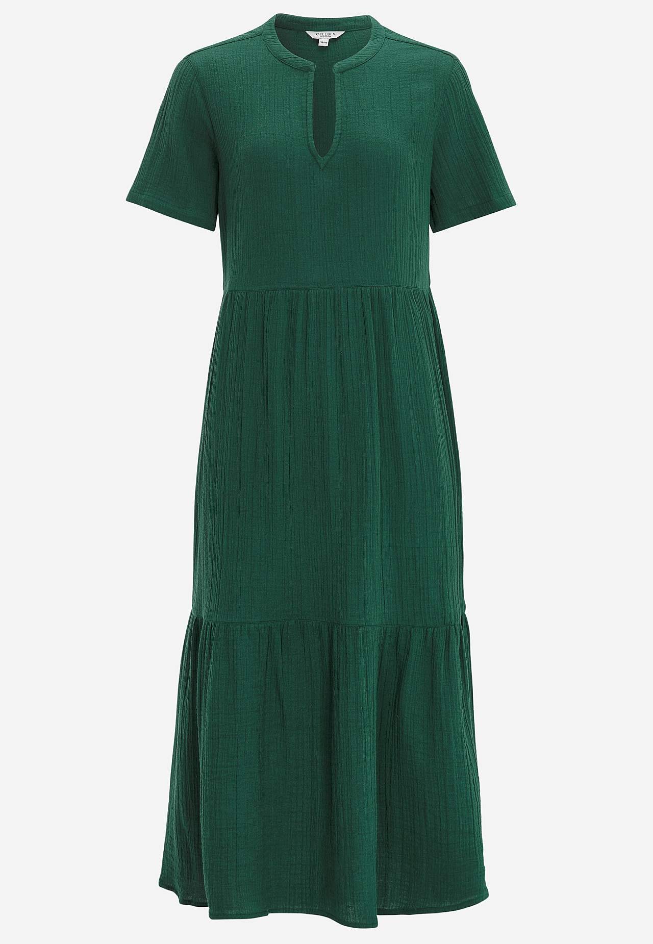 Puuvillasest kortsuriidest kleit