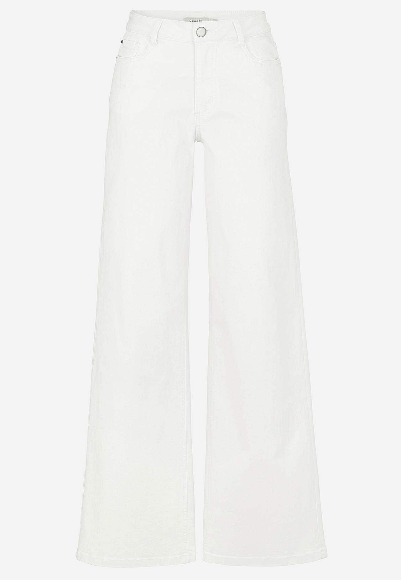 Kõrge vöökohaga, pikkade ja laiade säärtega teksad
Renata