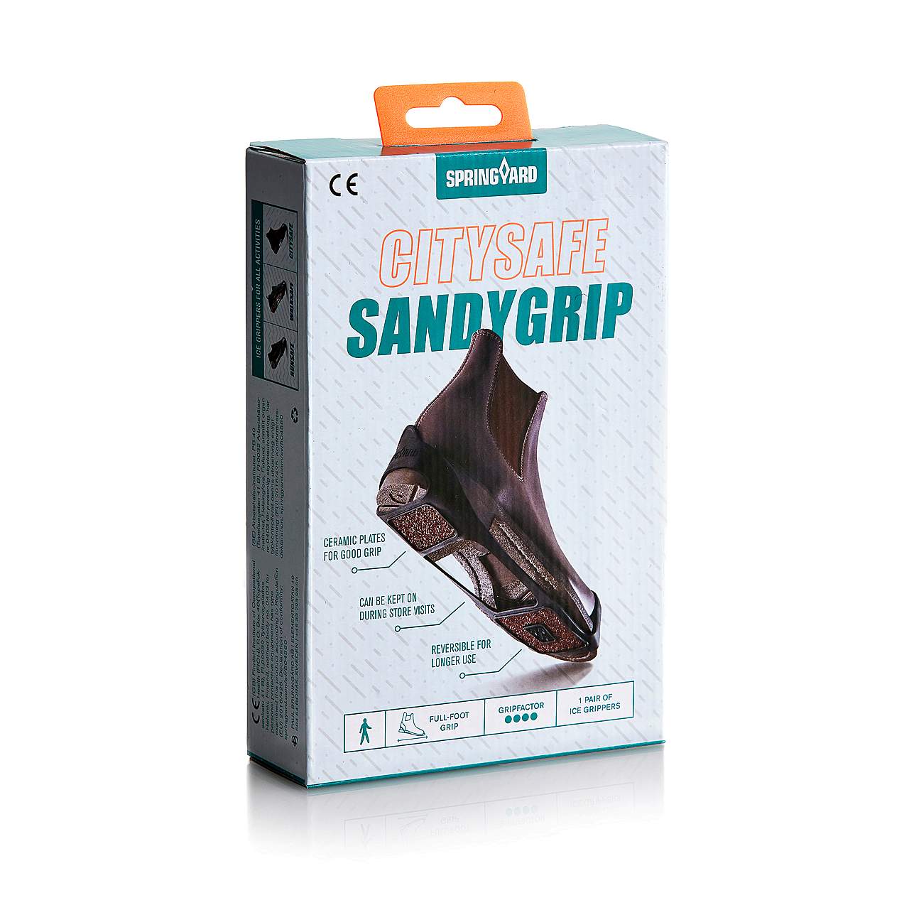 Libisemisvastased plaadid jalatsitele SandyGrip Citysafe