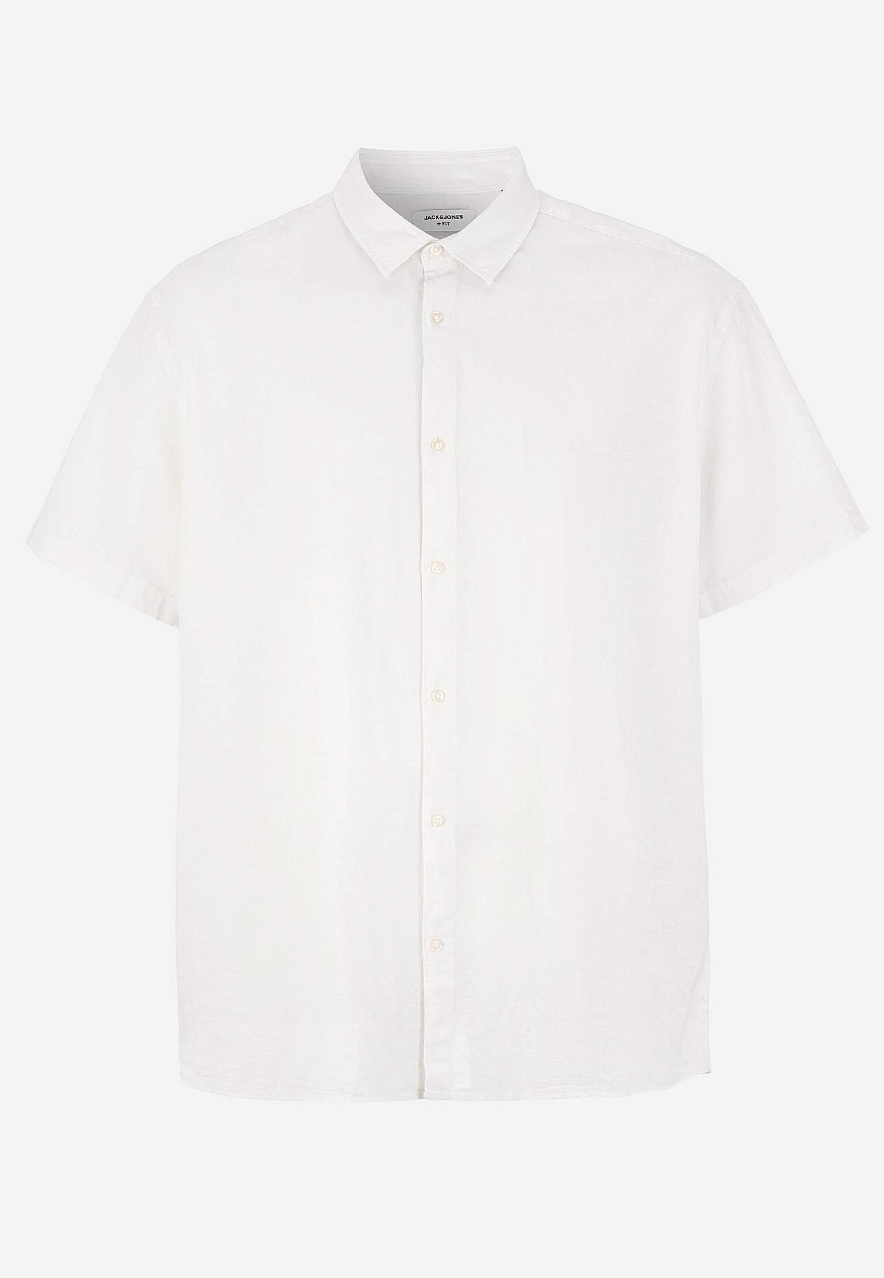 Linasegusest materjalist lühikeste varrukatega särk