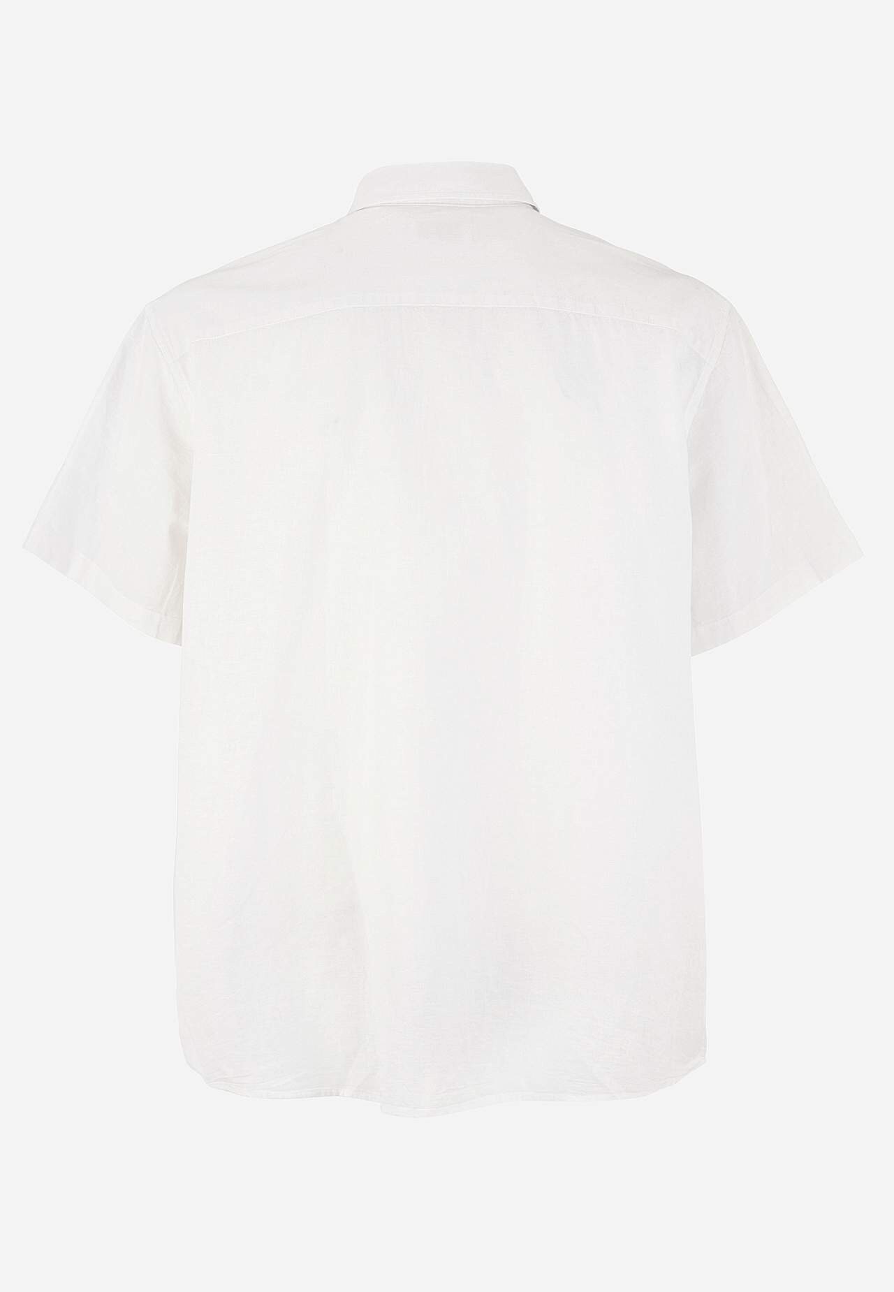 Linasegusest materjalist lühikeste varrukatega särk