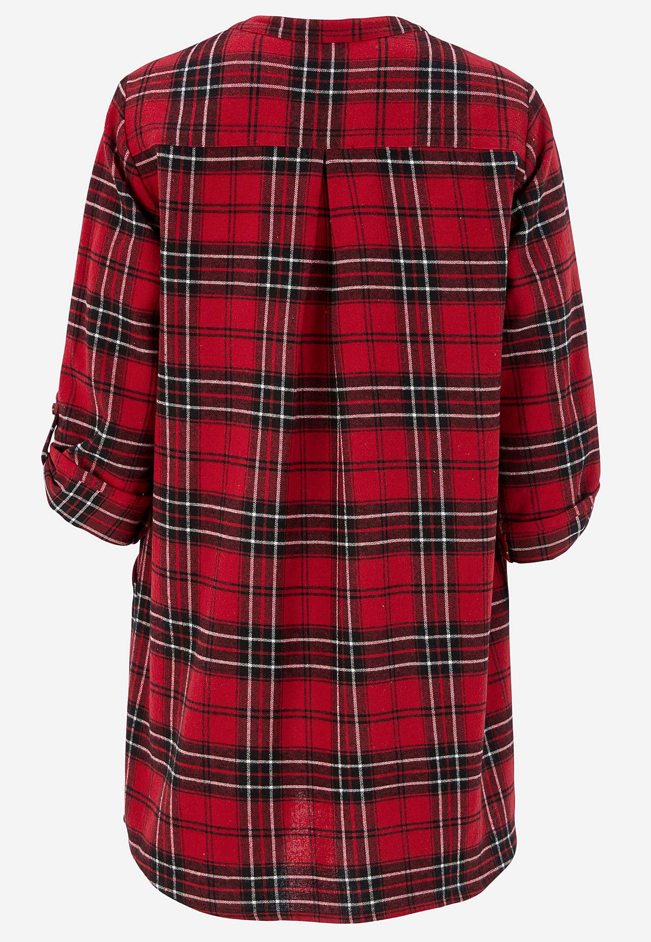 Taskutega flanellist tuunika