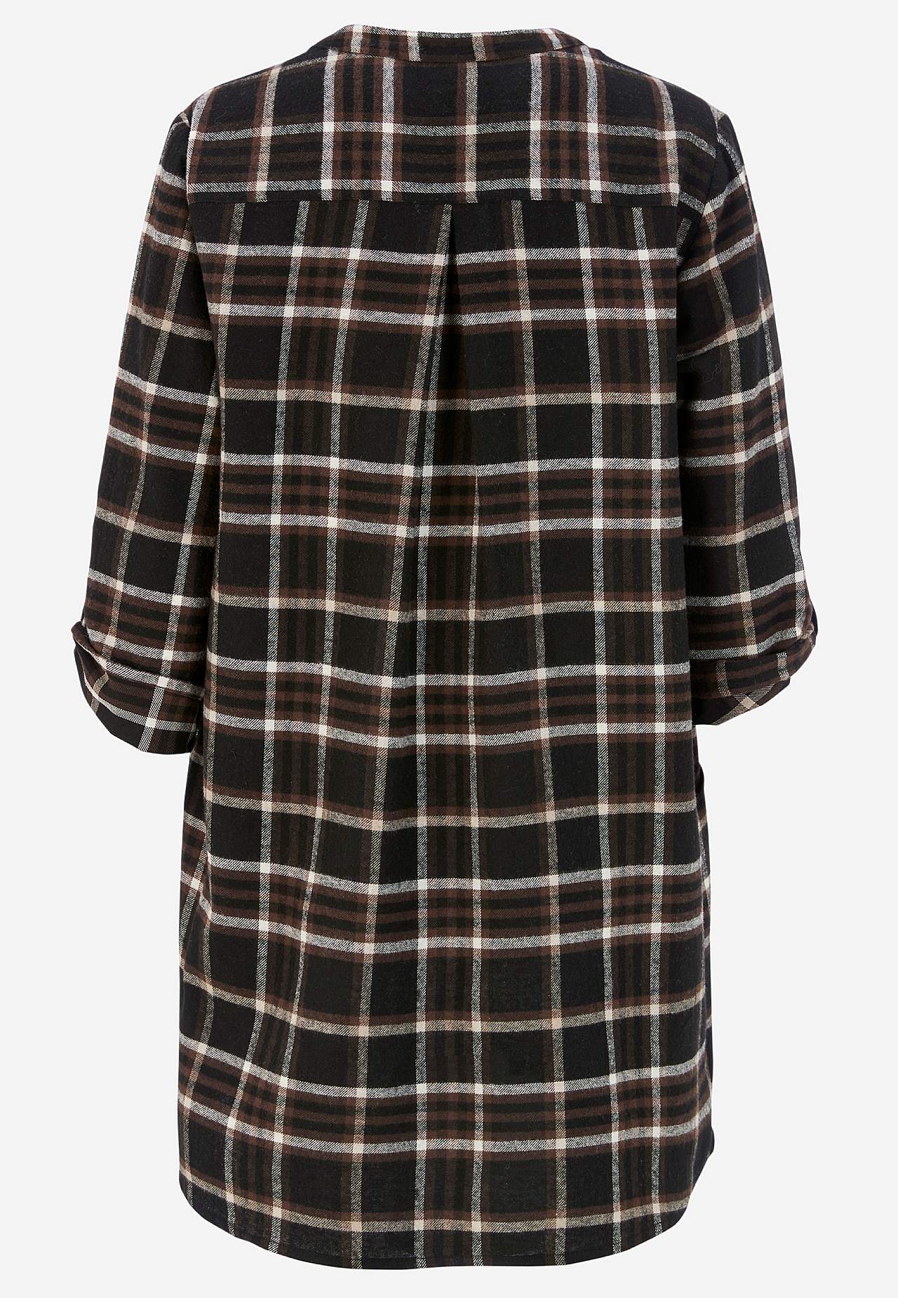 Taskutega flanellist tuunika