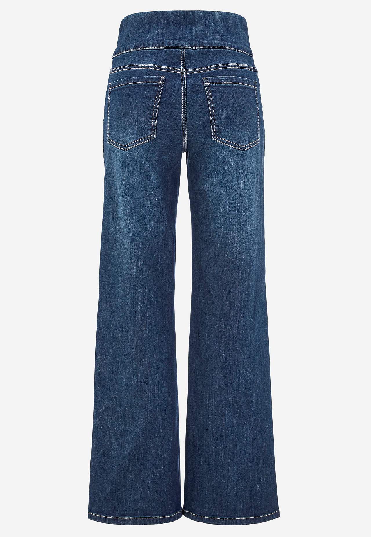 Kõrge kummivärvliga elastsed teksad