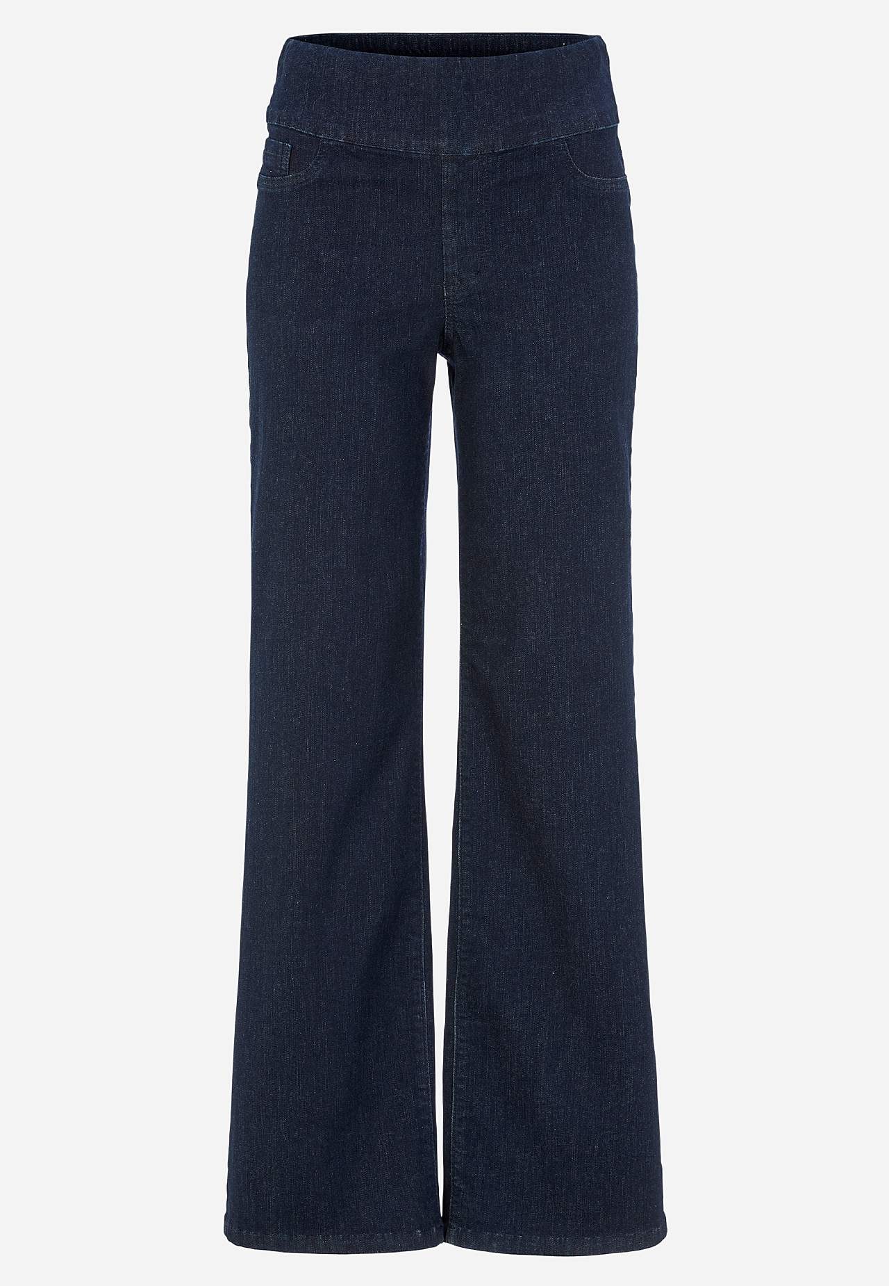 Kõrge kummivärvliga elastsed teksad
